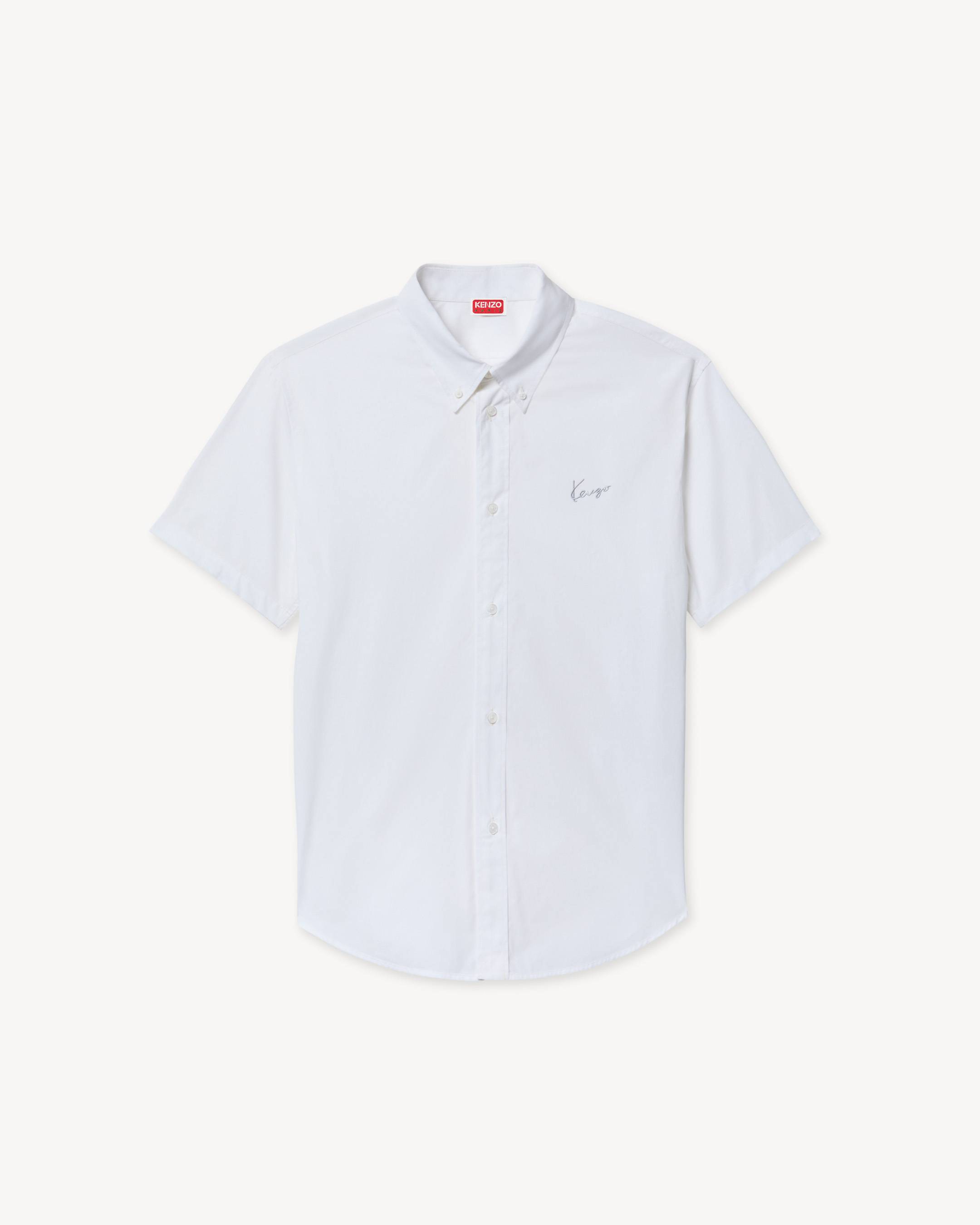 Chemise casual &agrave; manches courtes 'KENZO Signature' en coton