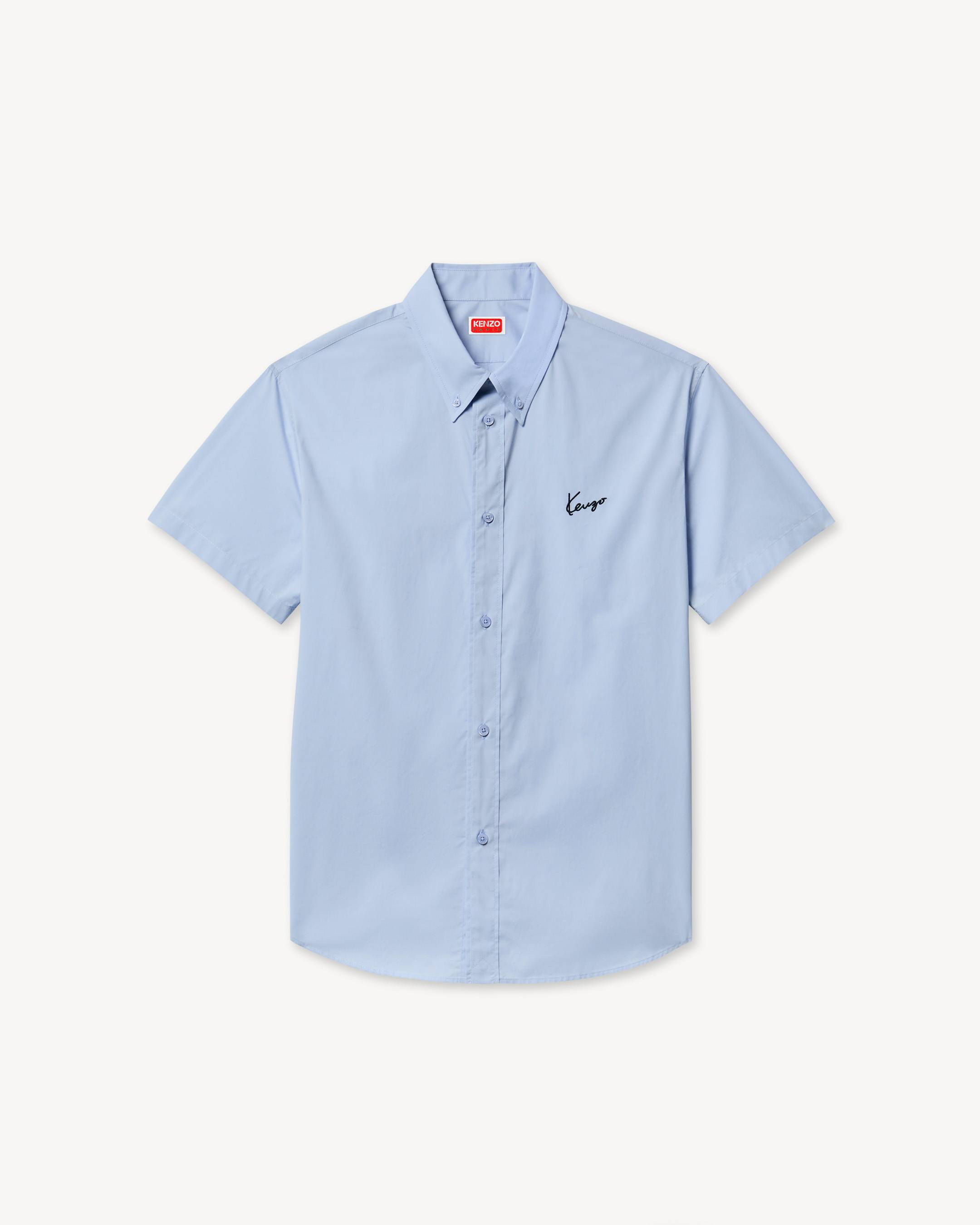 Chemise casual &agrave; manches courtes 'KENZO Signature' en coton