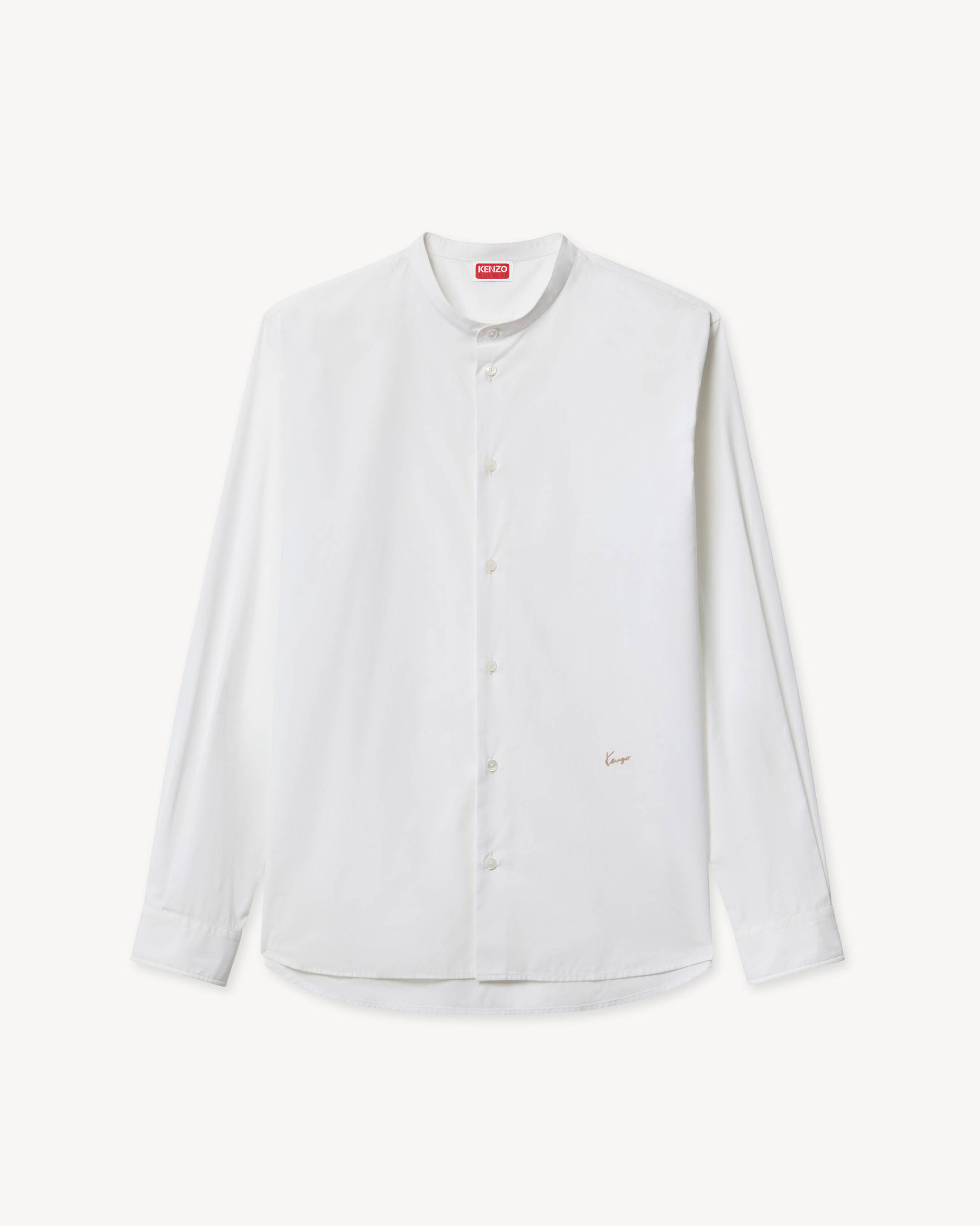 'KENZO Signature' officer collar shirt in cotton