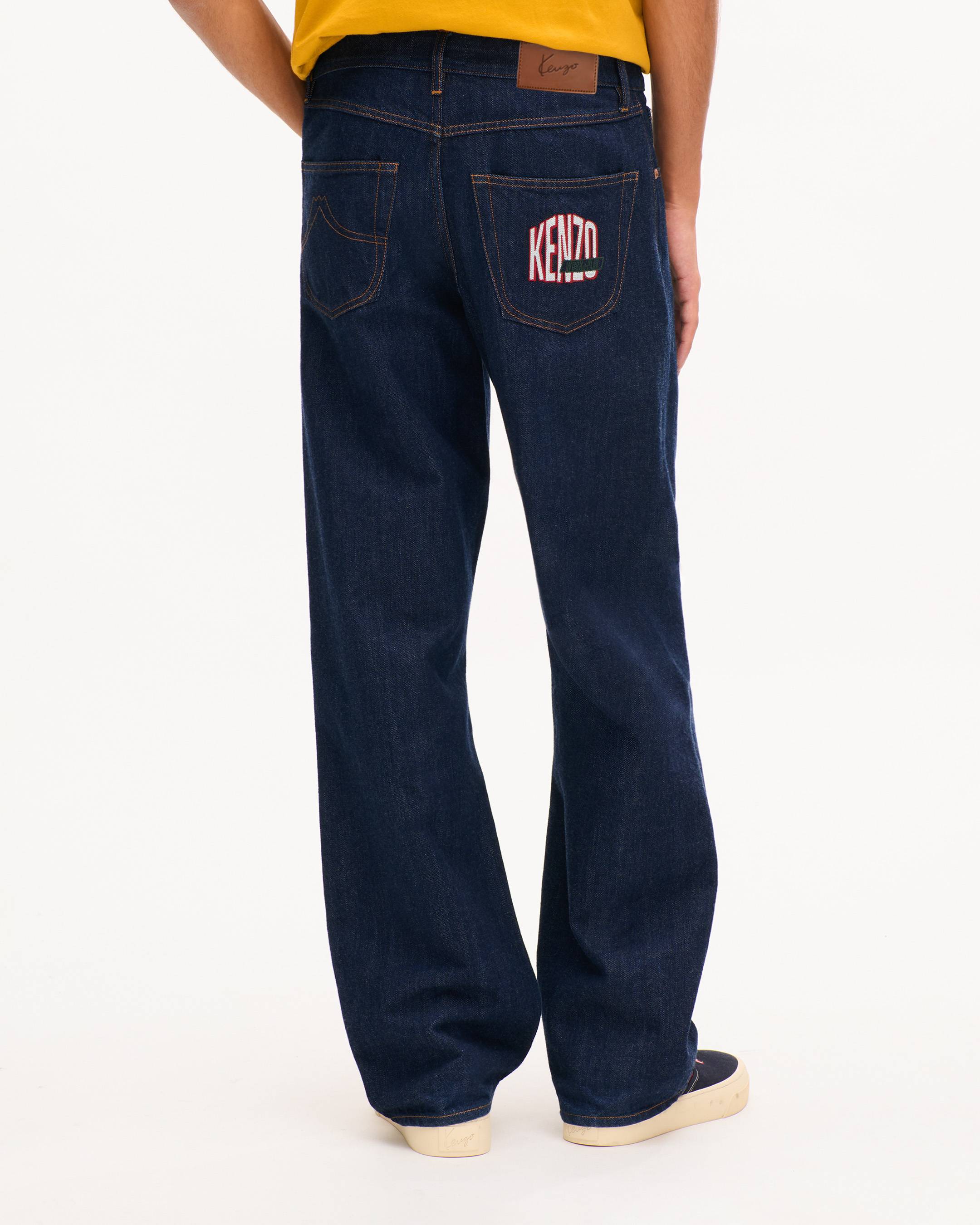 'KENZO Work And Play' relax fit jeans in japanese denim
