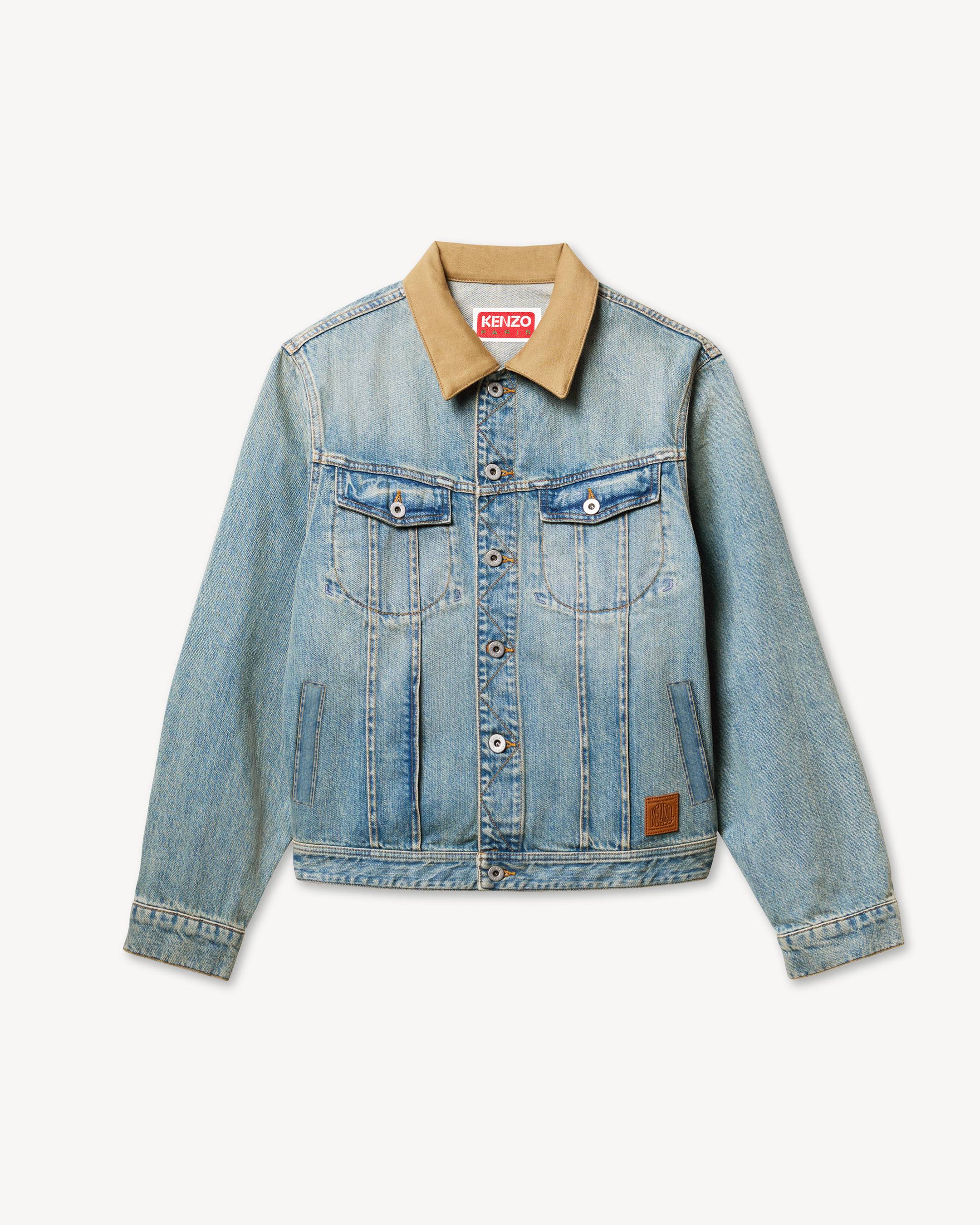 'KENZO Work And Play' trucker jacket in japanese denim