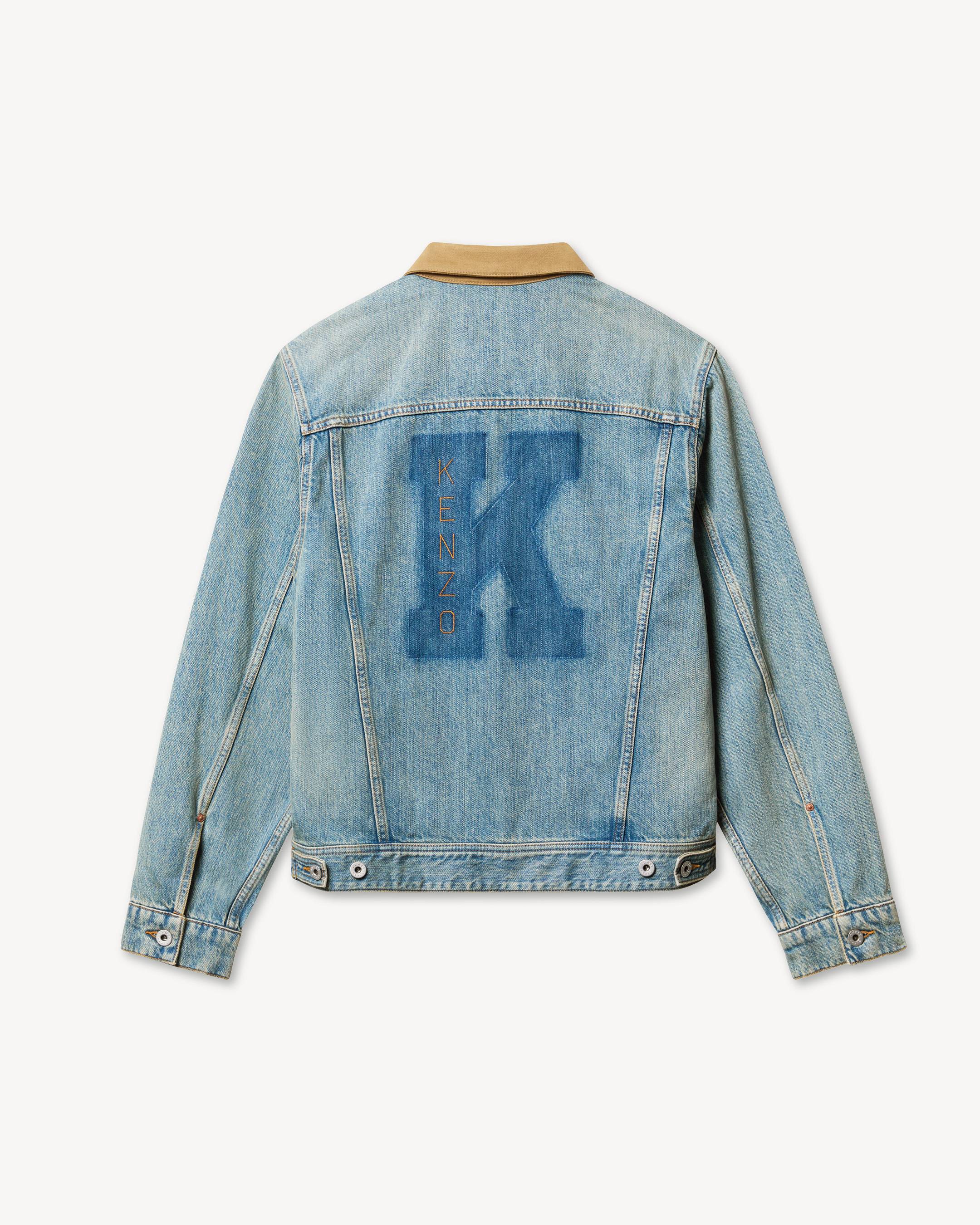 'KENZO Work And Play' trucker jacket in japanese denim