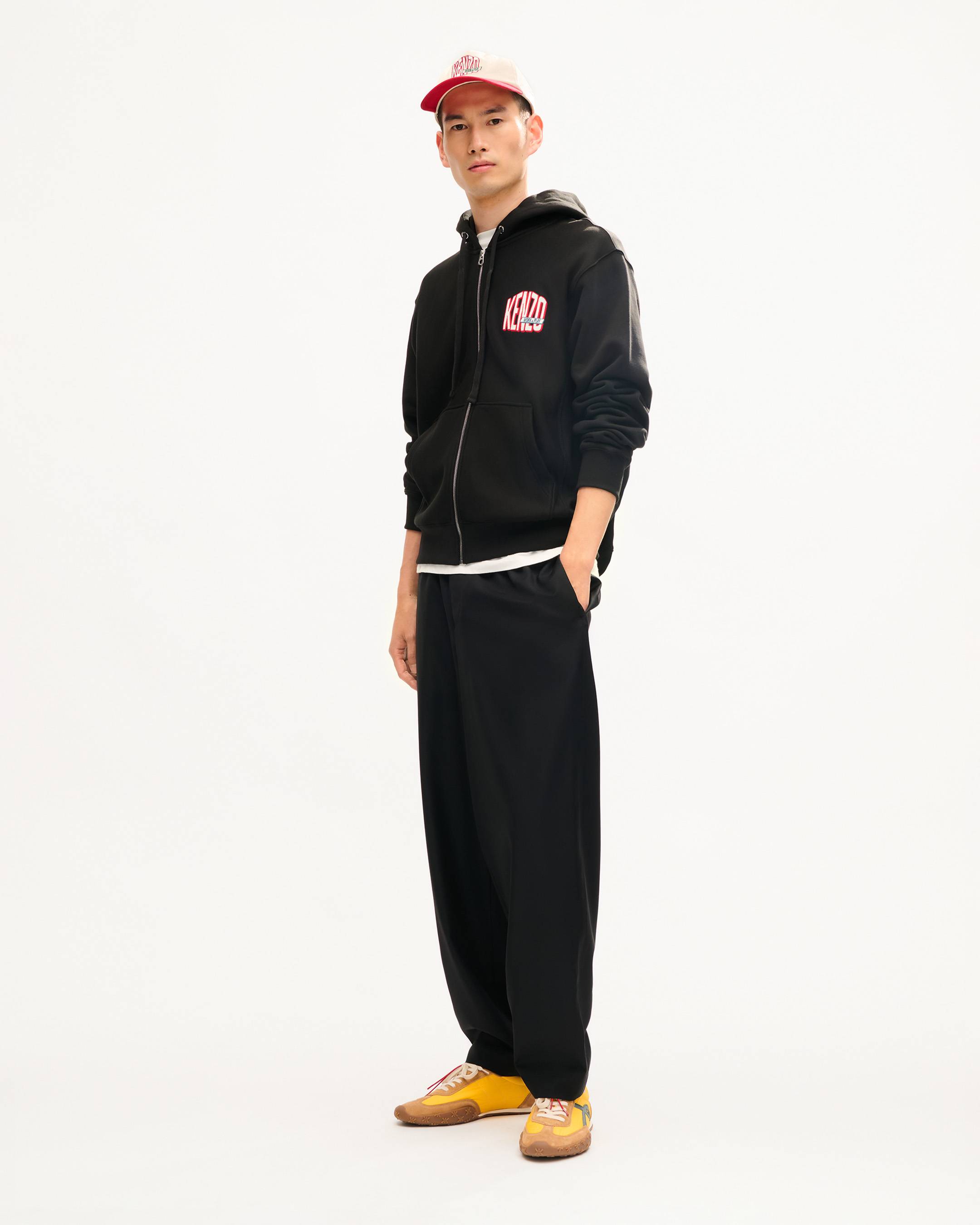 'KENZO Work And Play' zip hoodie in cotton
