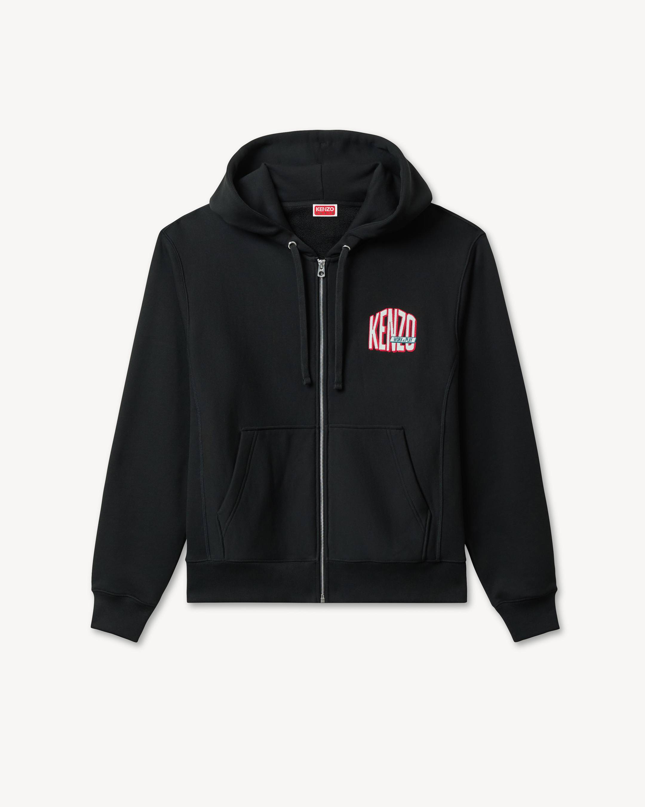 'KENZO Work And Play' zip hoodie in cotton