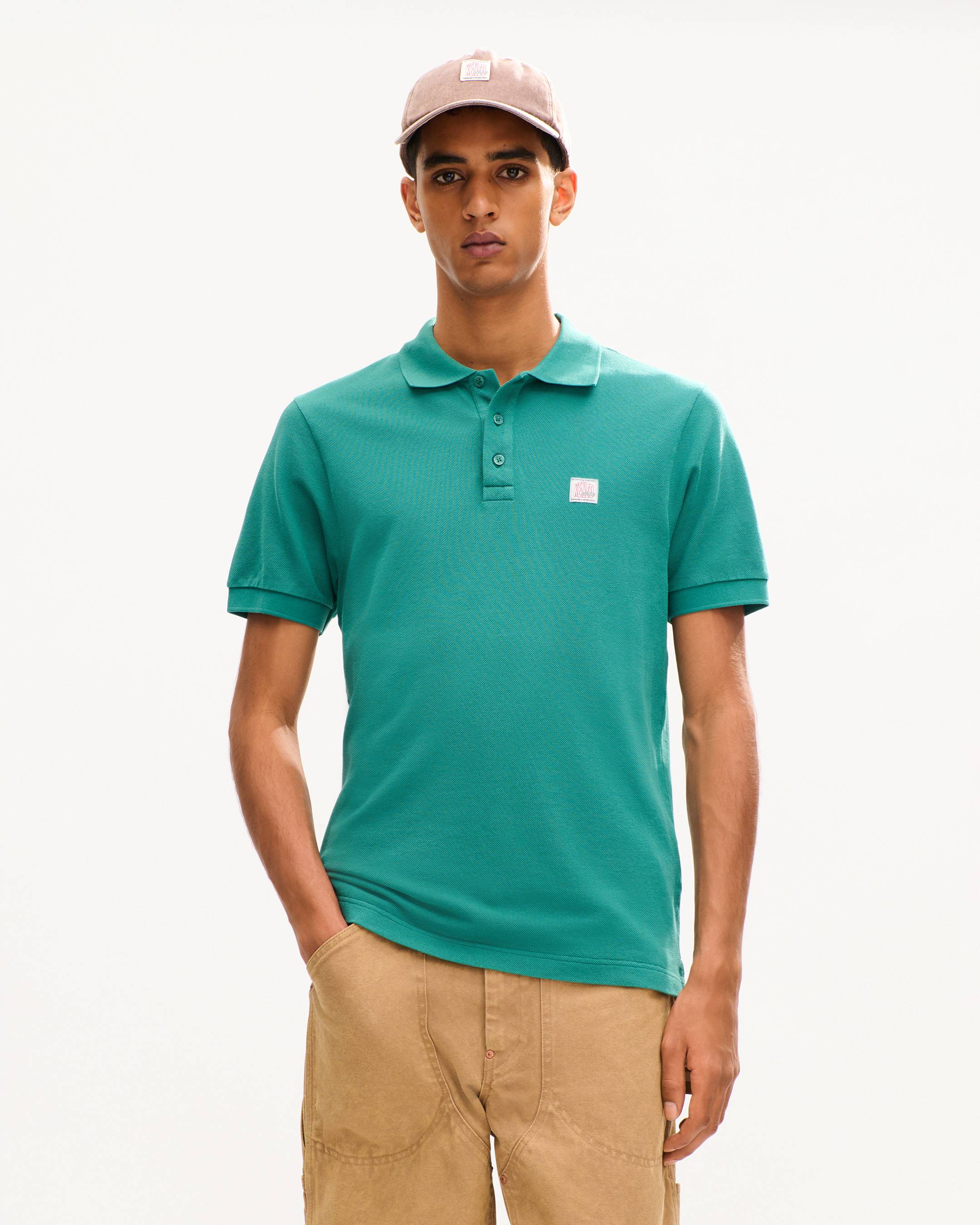 'KENZO Work And Play' slim polo in cotton