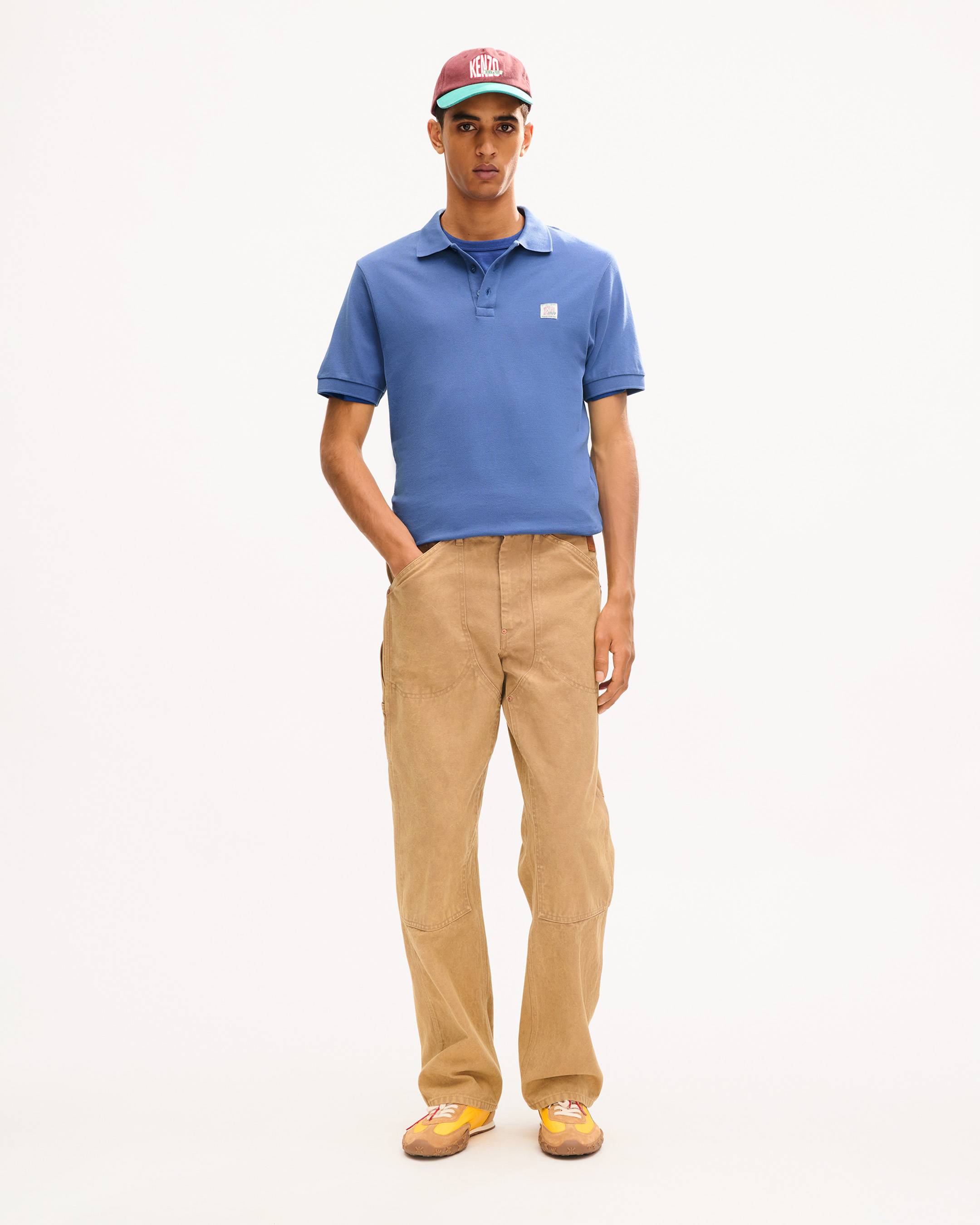 'KENZO Work And Play' slim polo in cotton