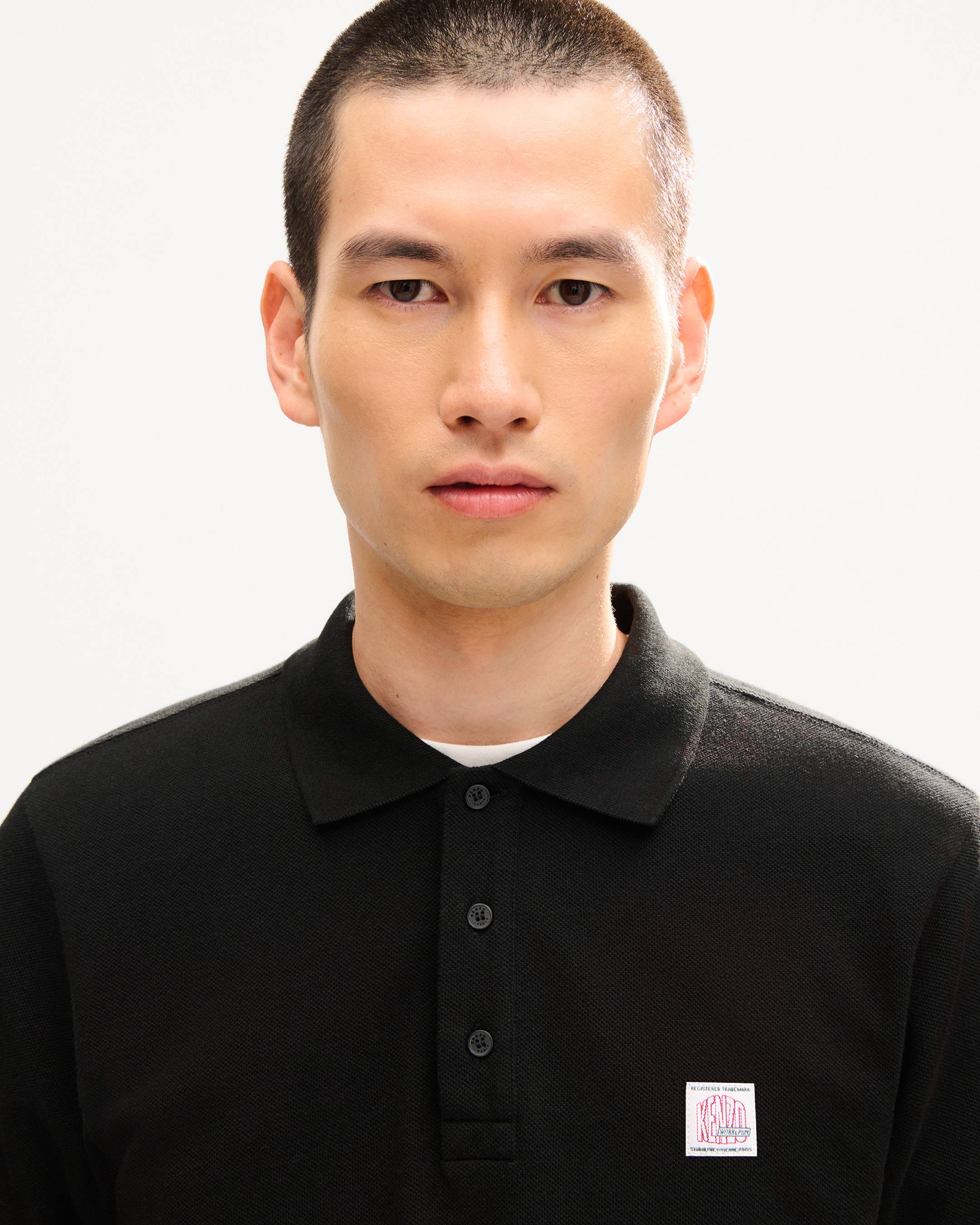 'KENZO Work And Play' slim polo in cotton