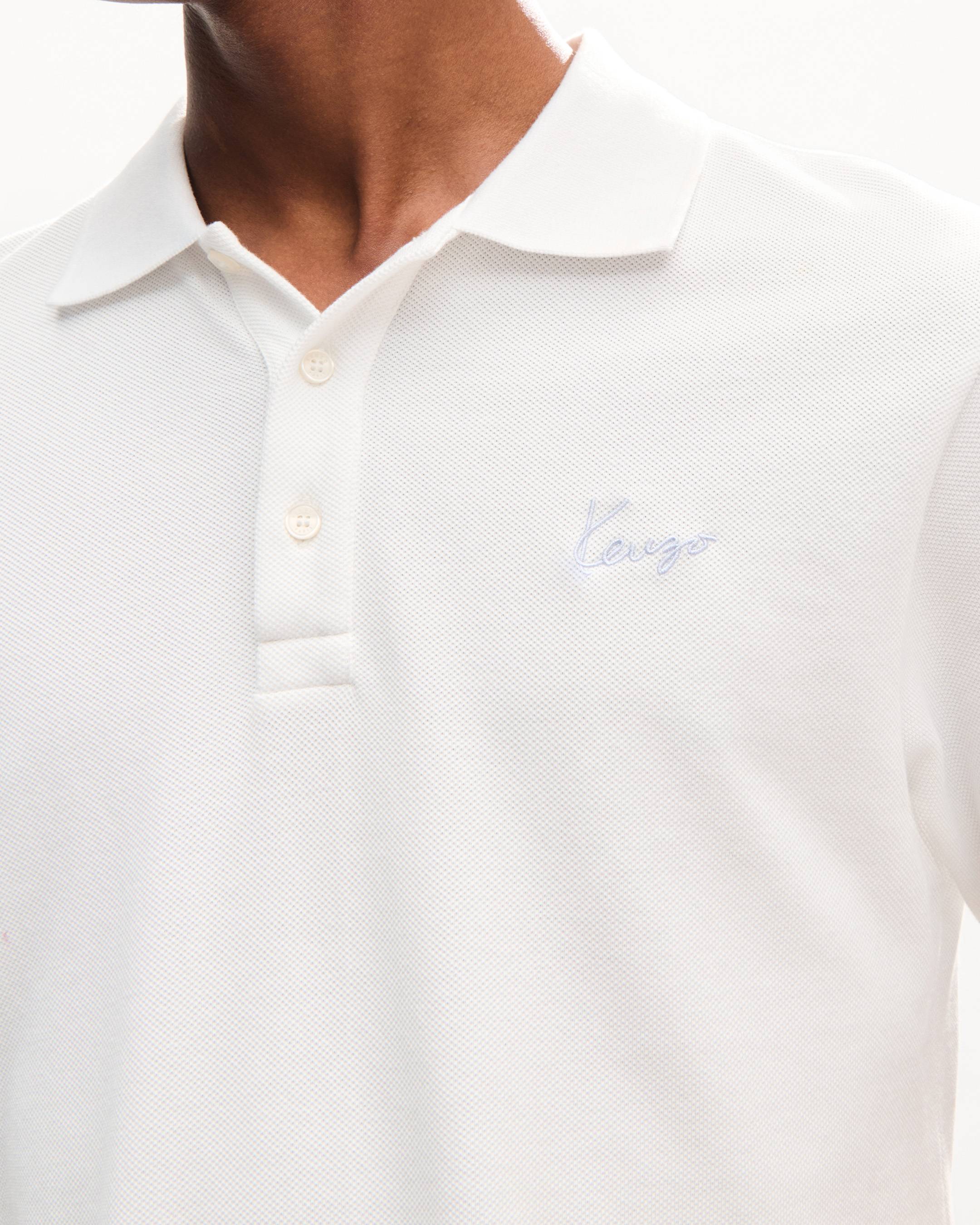 Polo ajustado de algod&oacute;n 'KENZO Signature'