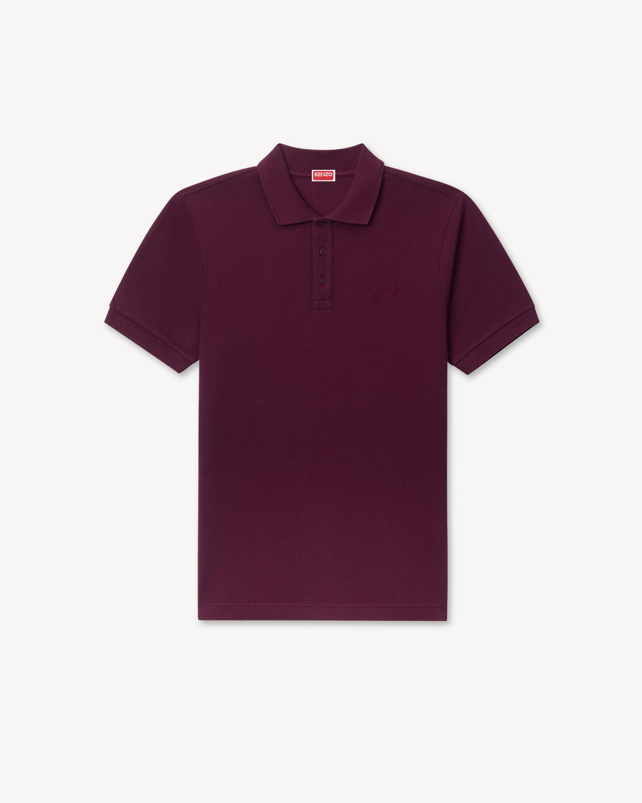 Polo slim 'KENZO Signature' en coton