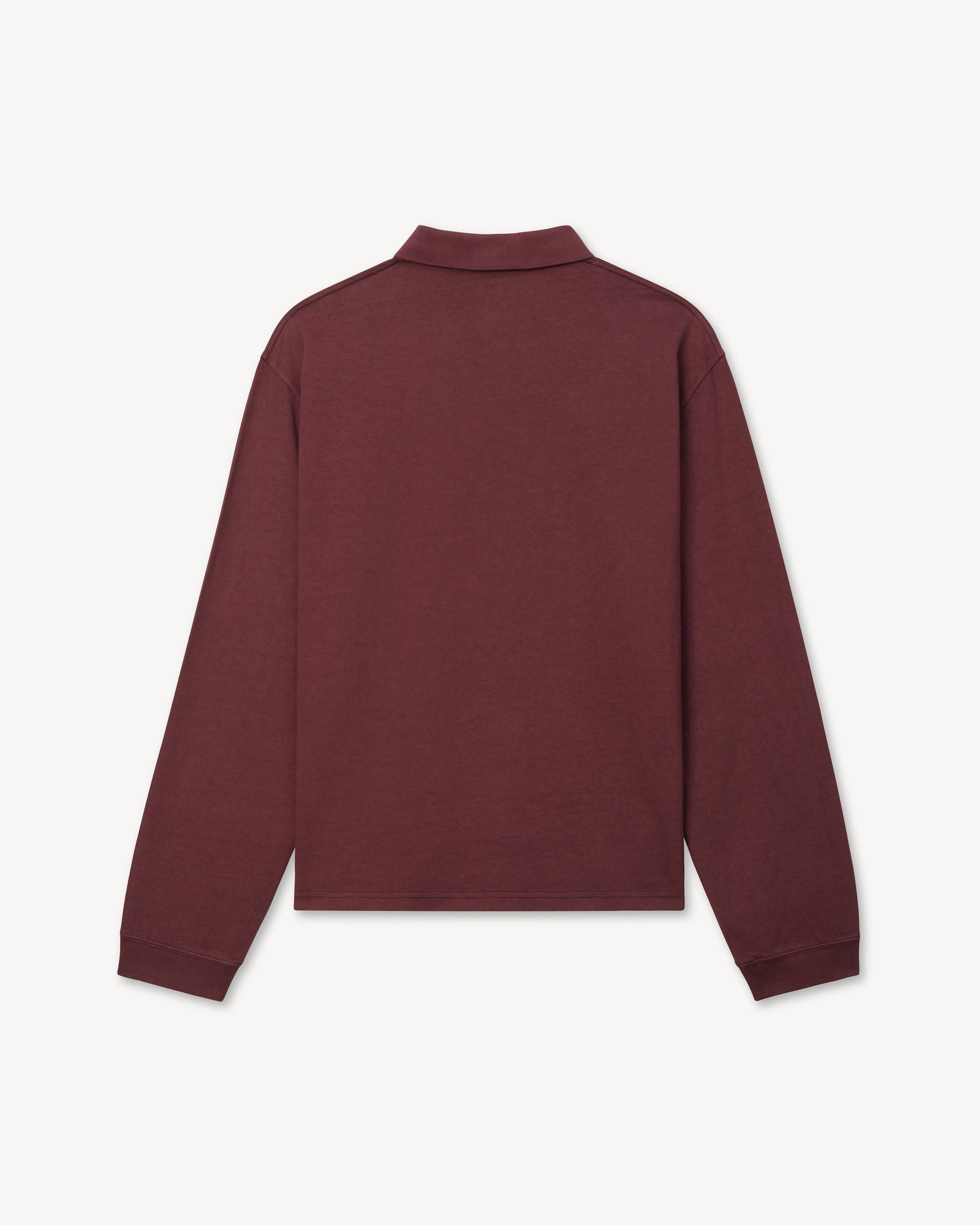 'KENZO Work And Play' preppy long sleeves polo in cotton