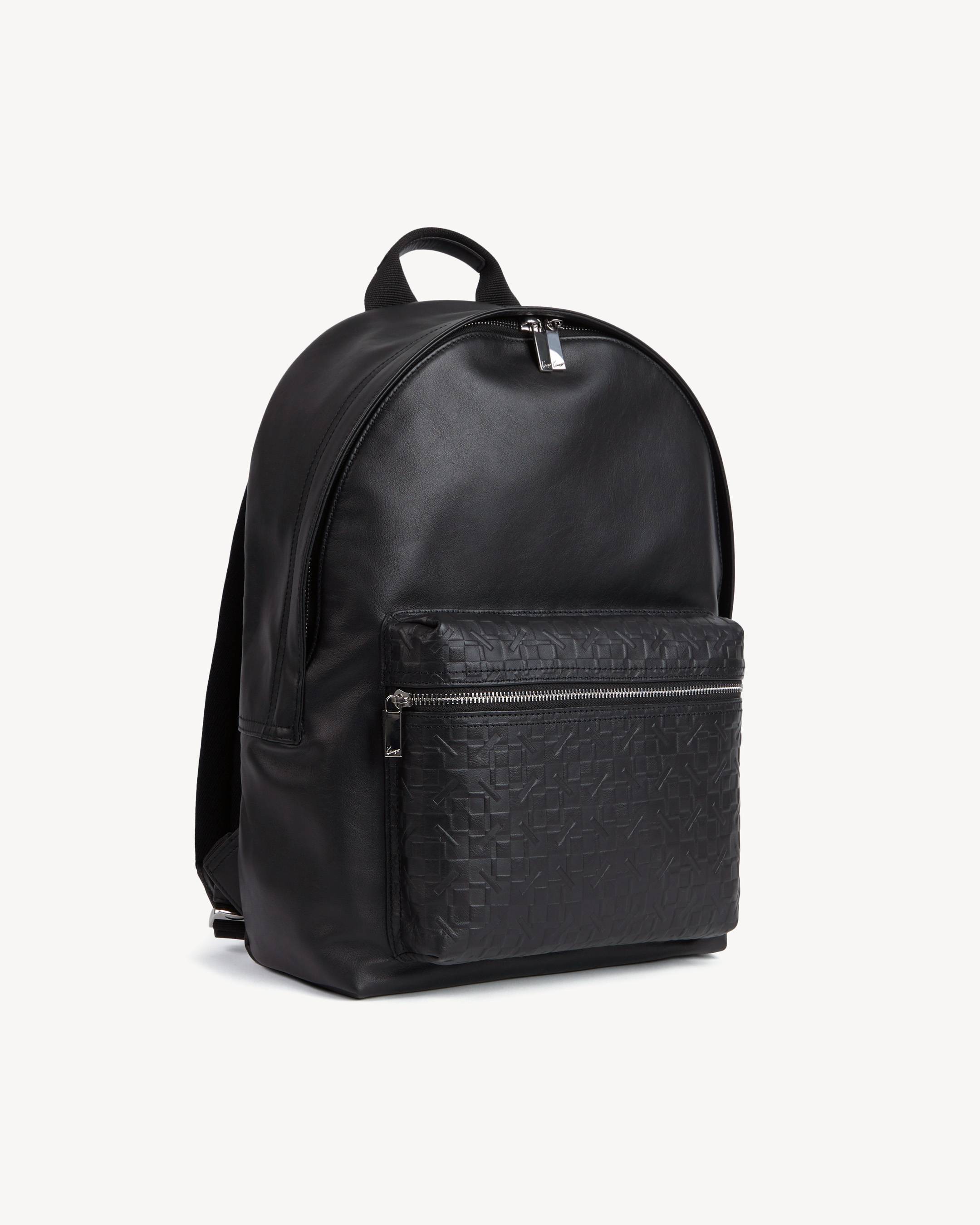 'Kenzogram' backpack in leather