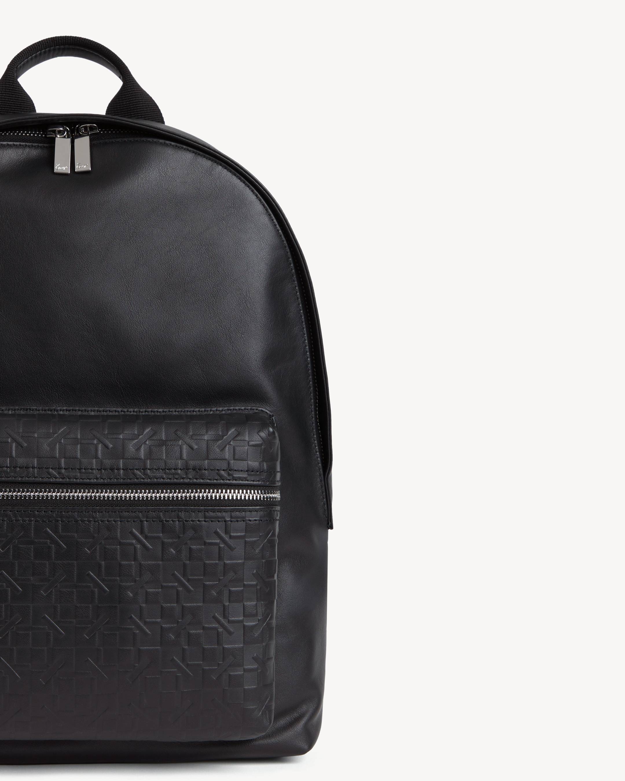 'Kenzogram' backpack in leather