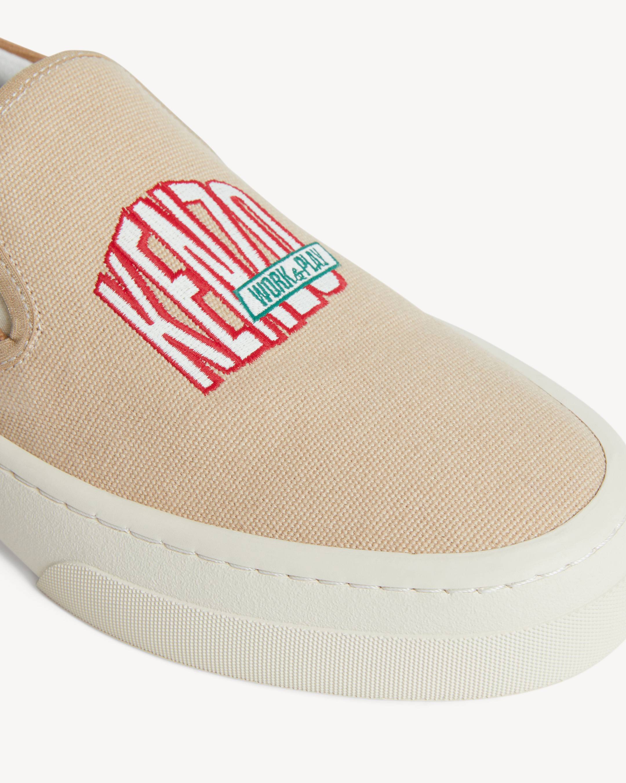 'KENZO Skate' slip on sneakers in canvas