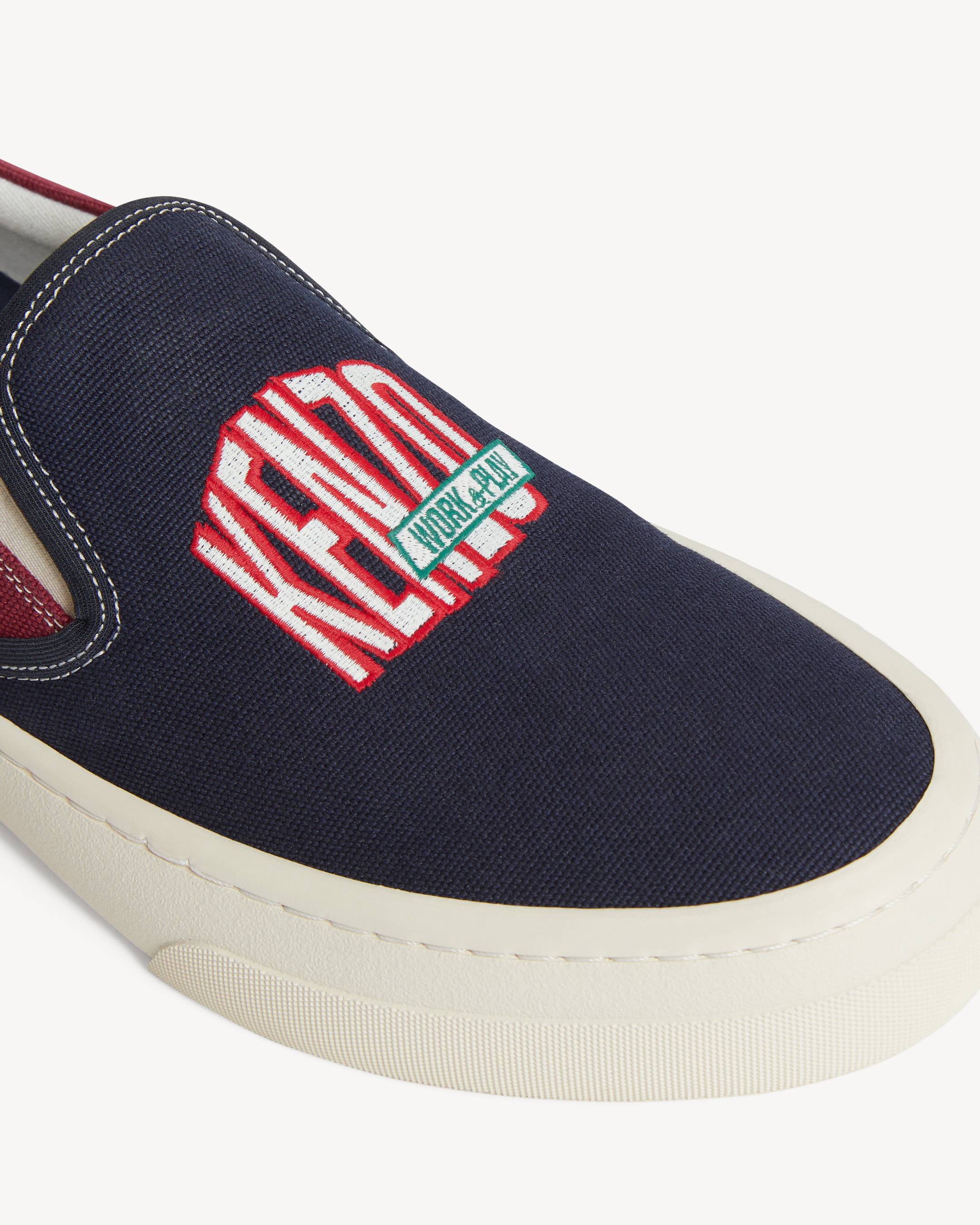 'KENZO Skate' slip on sneakers in canvas