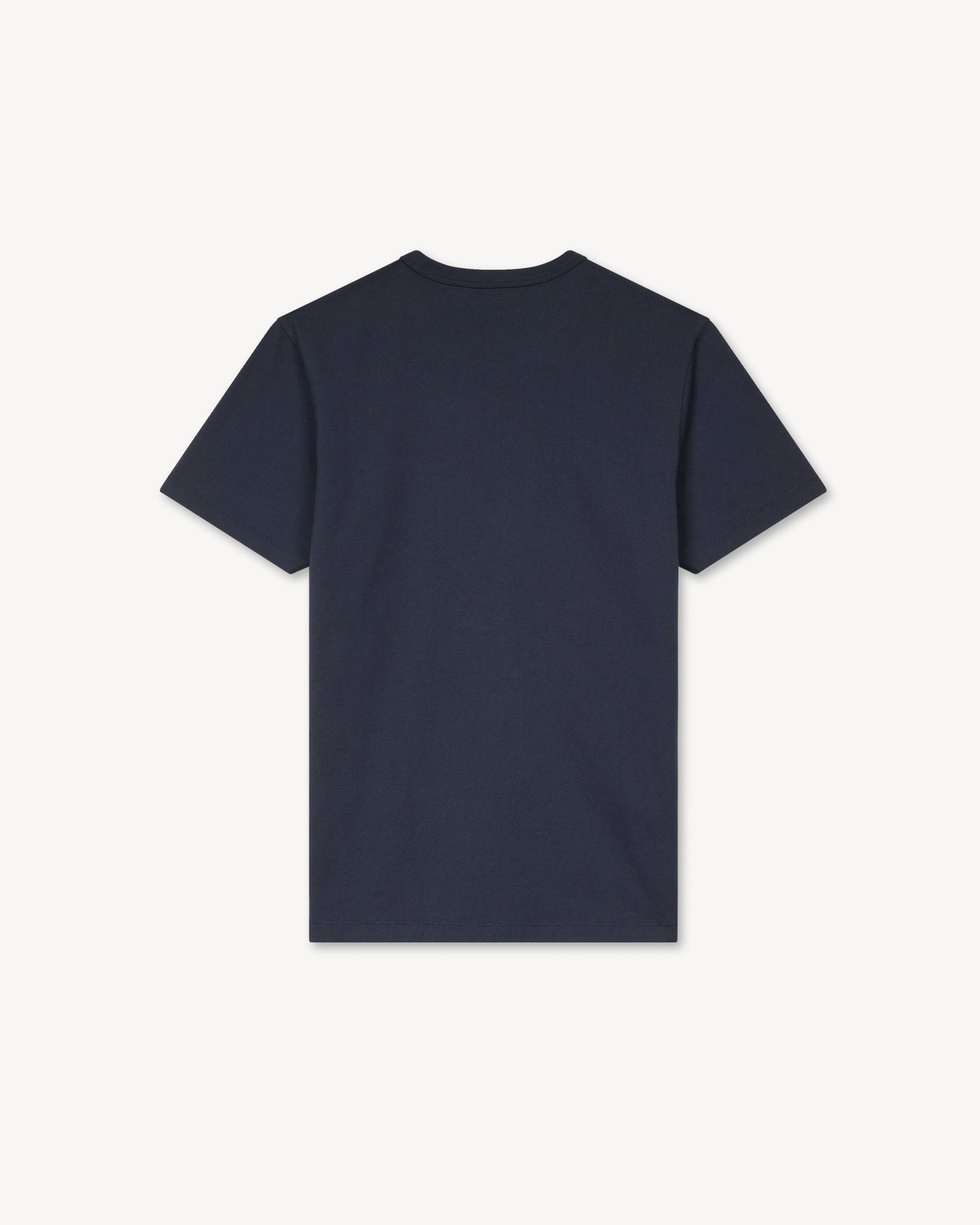 T-shirt ajust&eacute; brod&eacute; 'KENZO Ikat Flower' en coton