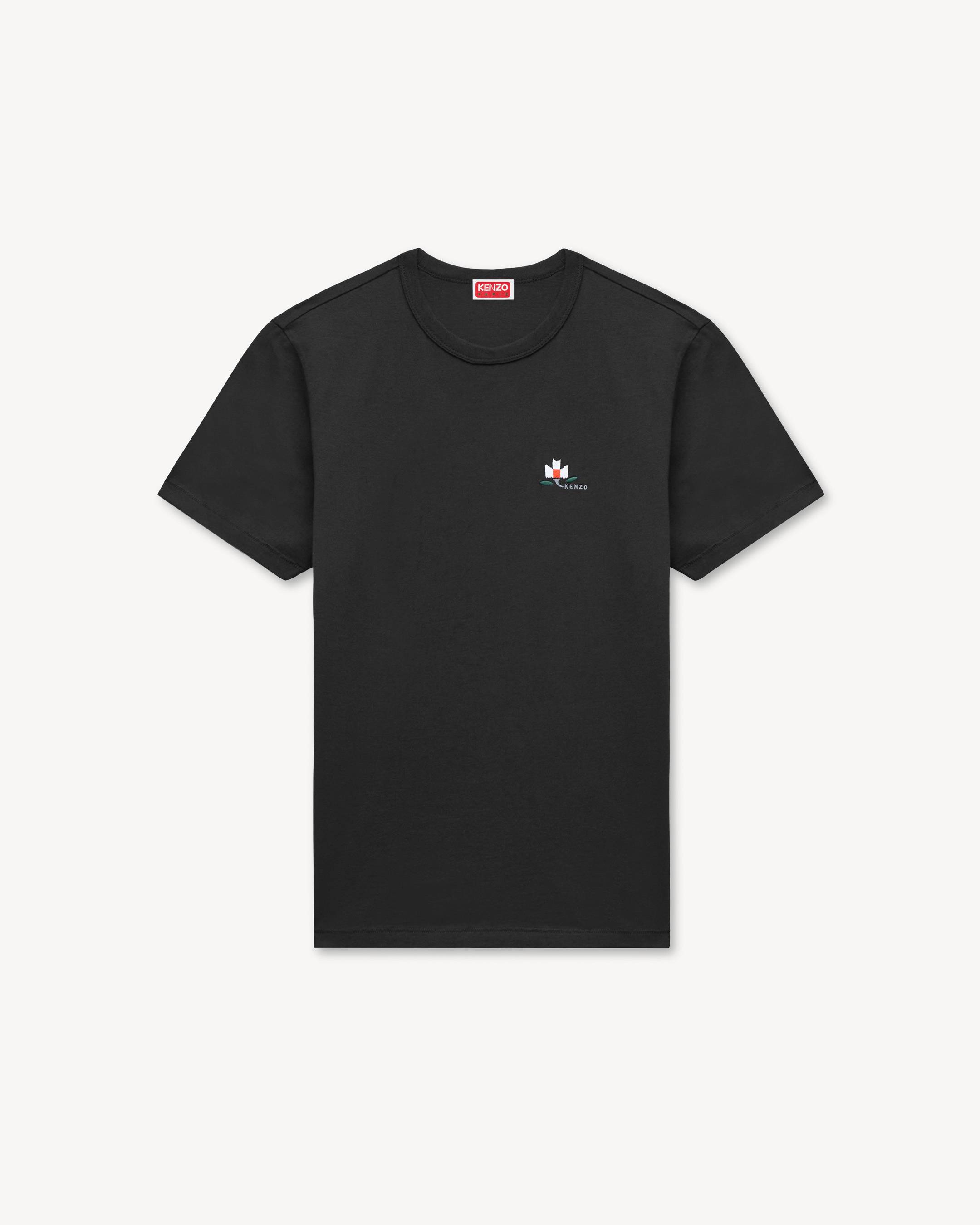 T-shirt slim fit in cotone ricamata 'KENZO Ikat Flower'
