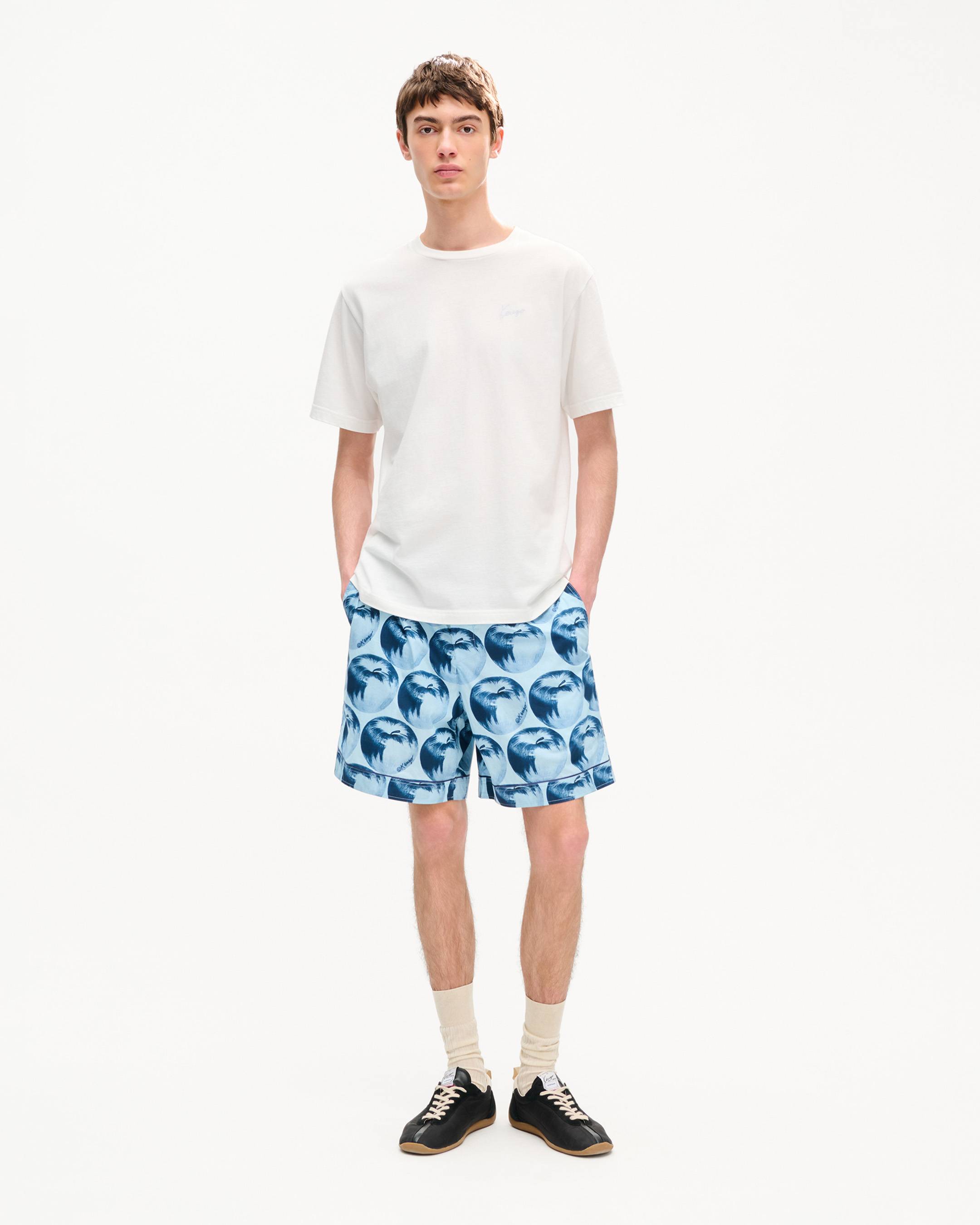 Camiseta de algod&oacute;n bordada 'KENZO Signature'