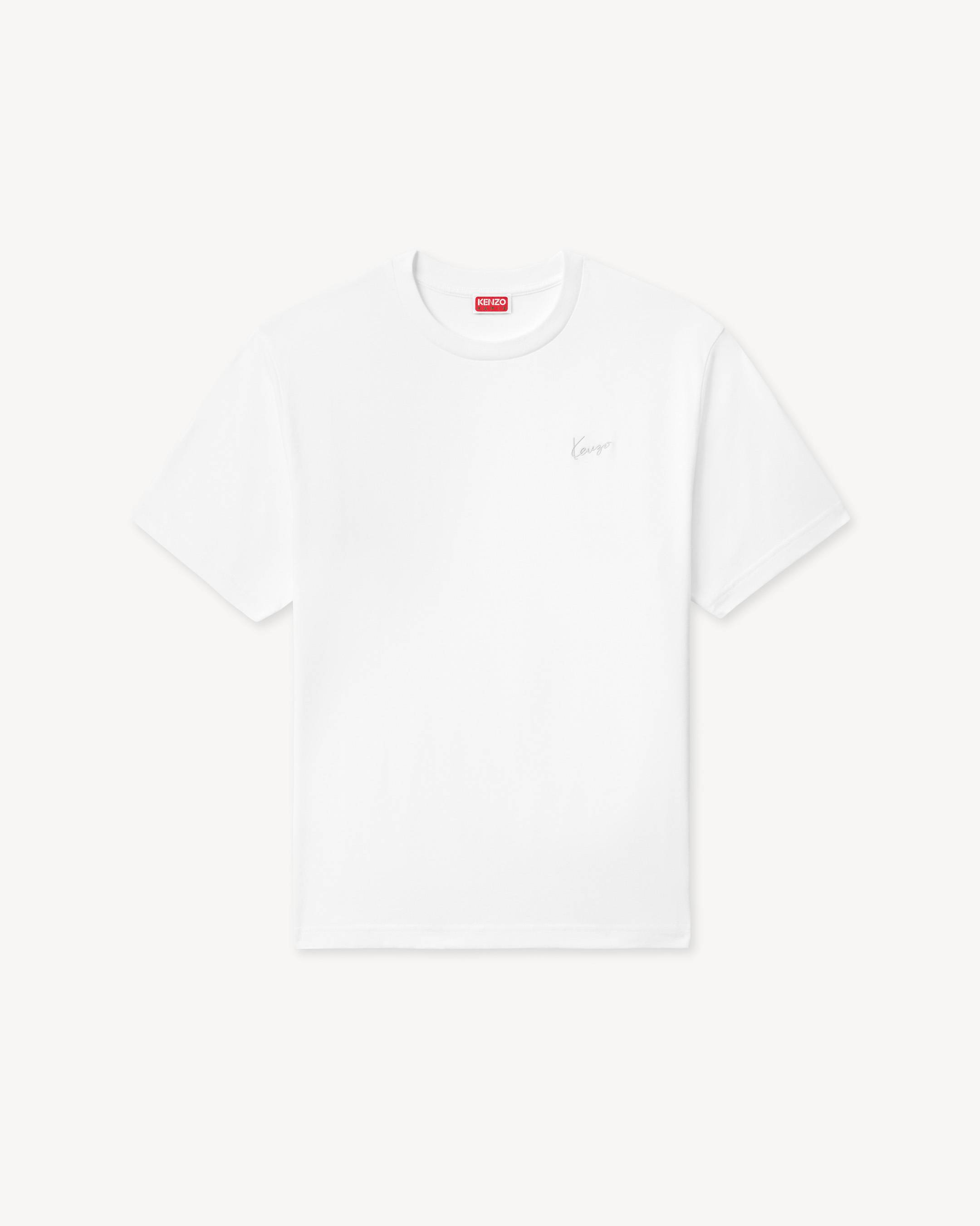 Camiseta de algod&oacute;n bordada 'KENZO Signature'