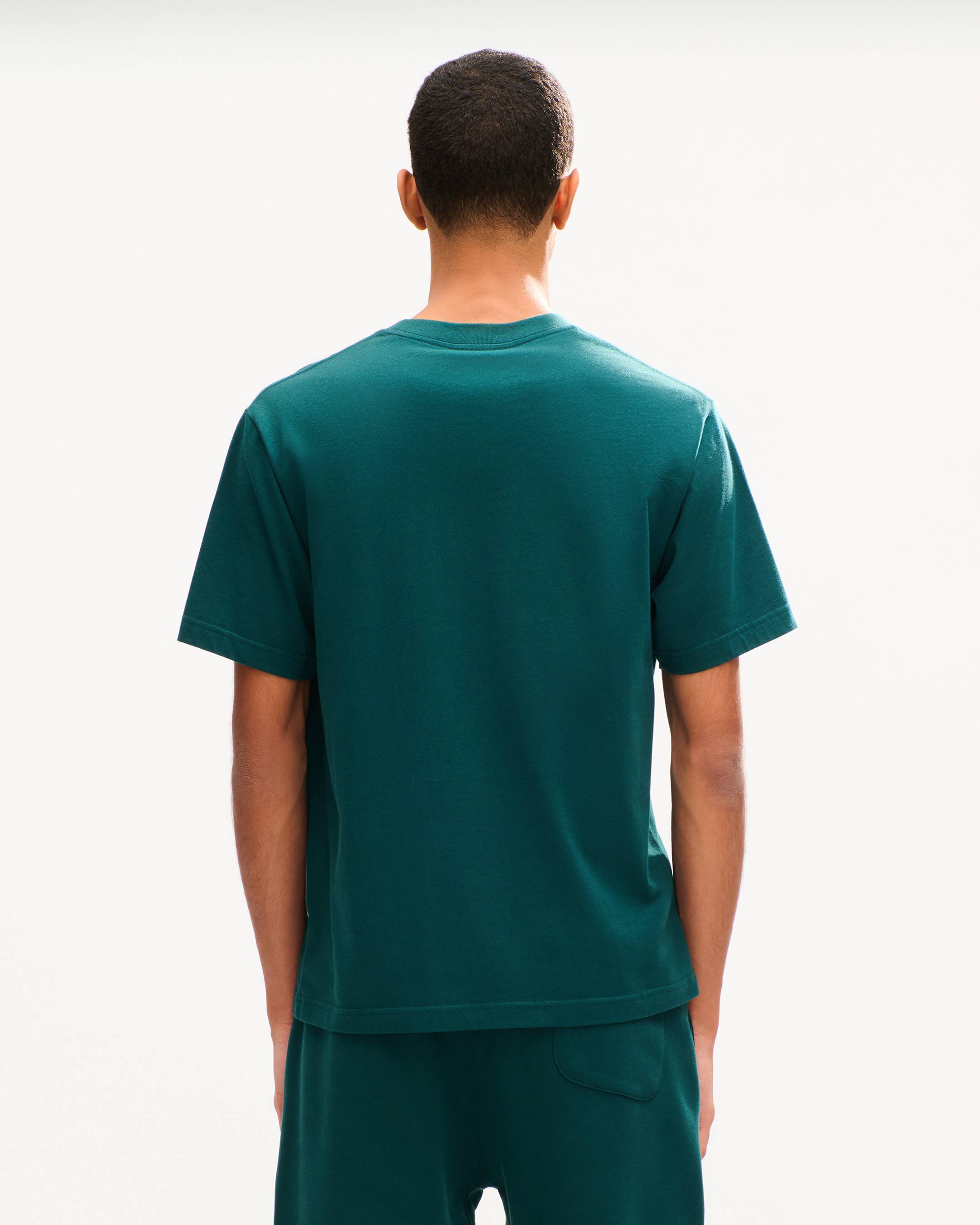 T-shirt in cotone ricamata 'KENZO Signature'
