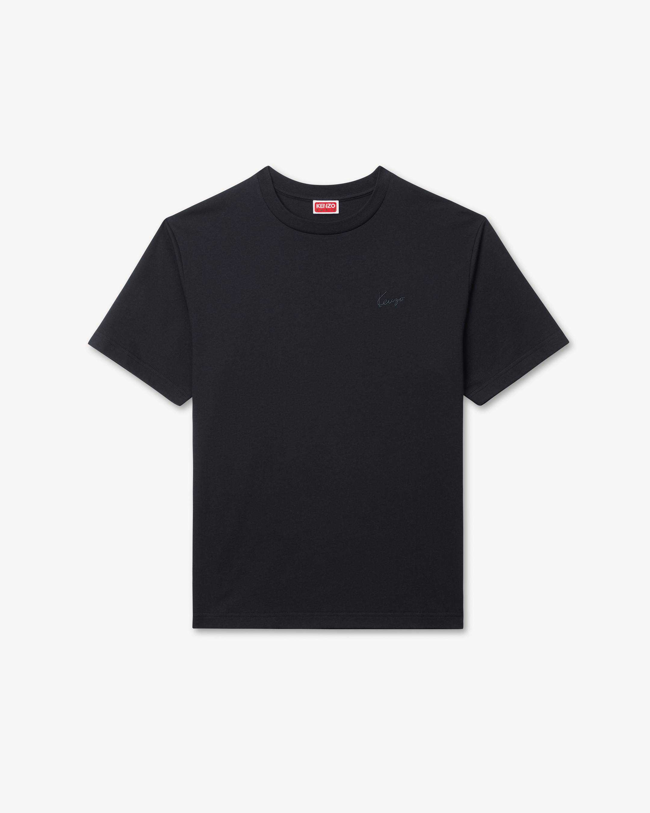 Camiseta de algod&oacute;n bordada 'KENZO Signature'