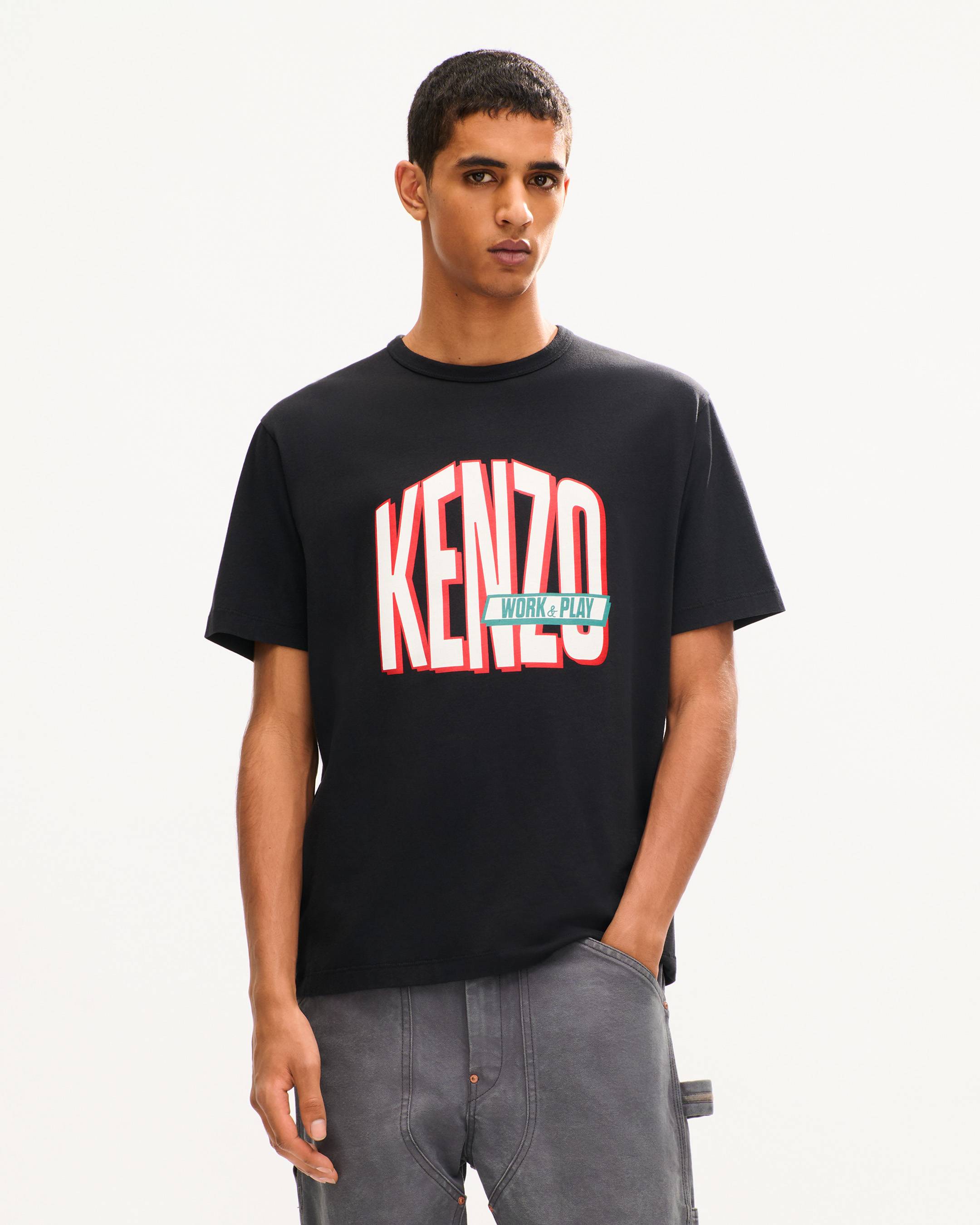 'KENZO Work And Play' T-shirt in cotton