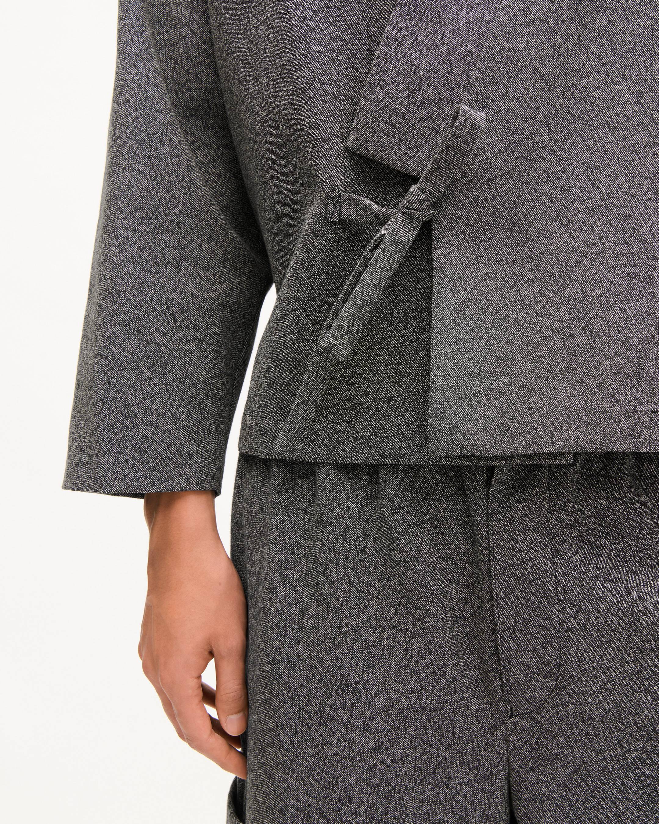'KENZO Signature' kimono jacket in cotton and virgin wool