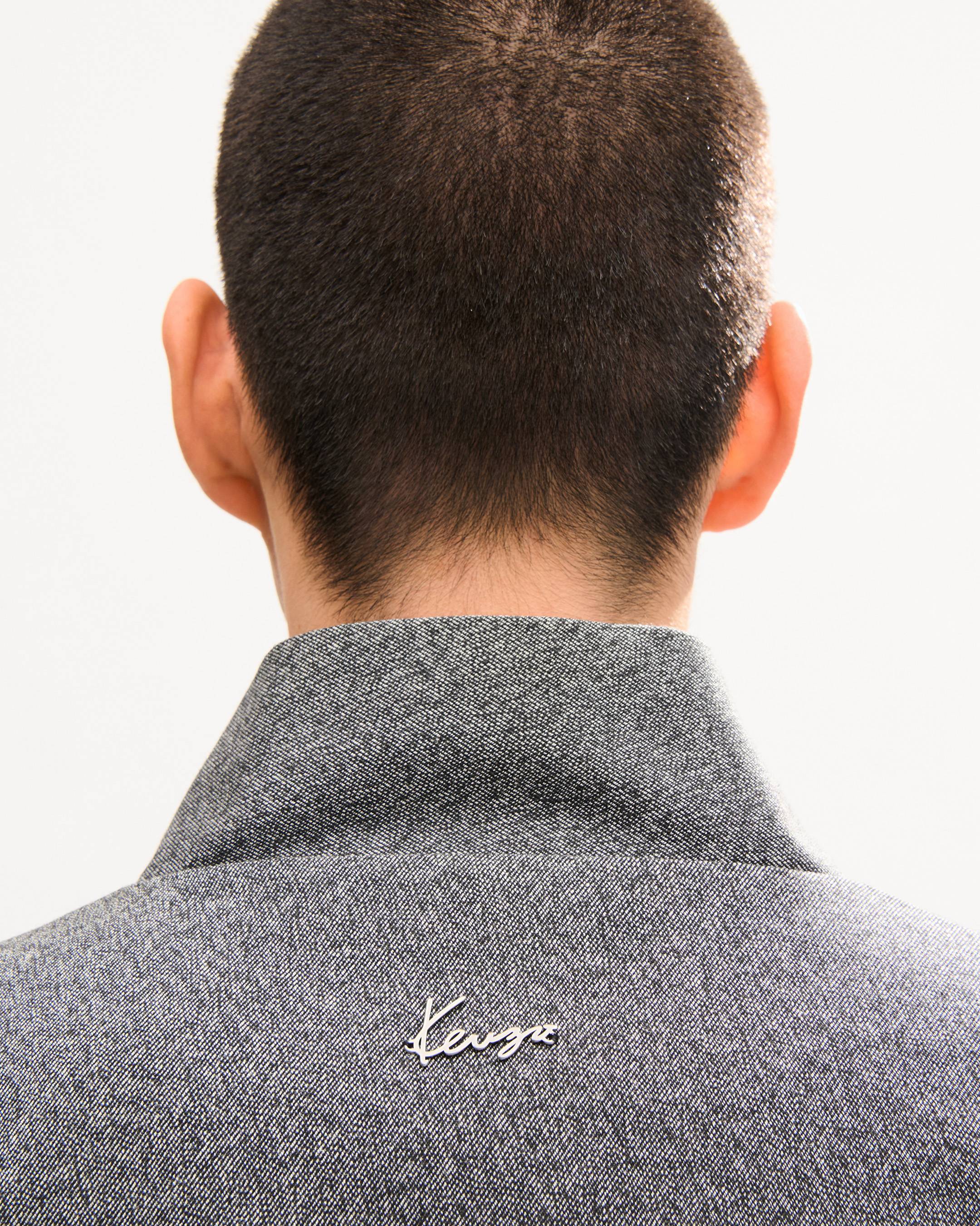 'KENZO Signature' kimono jacket in cotton and virgin wool
