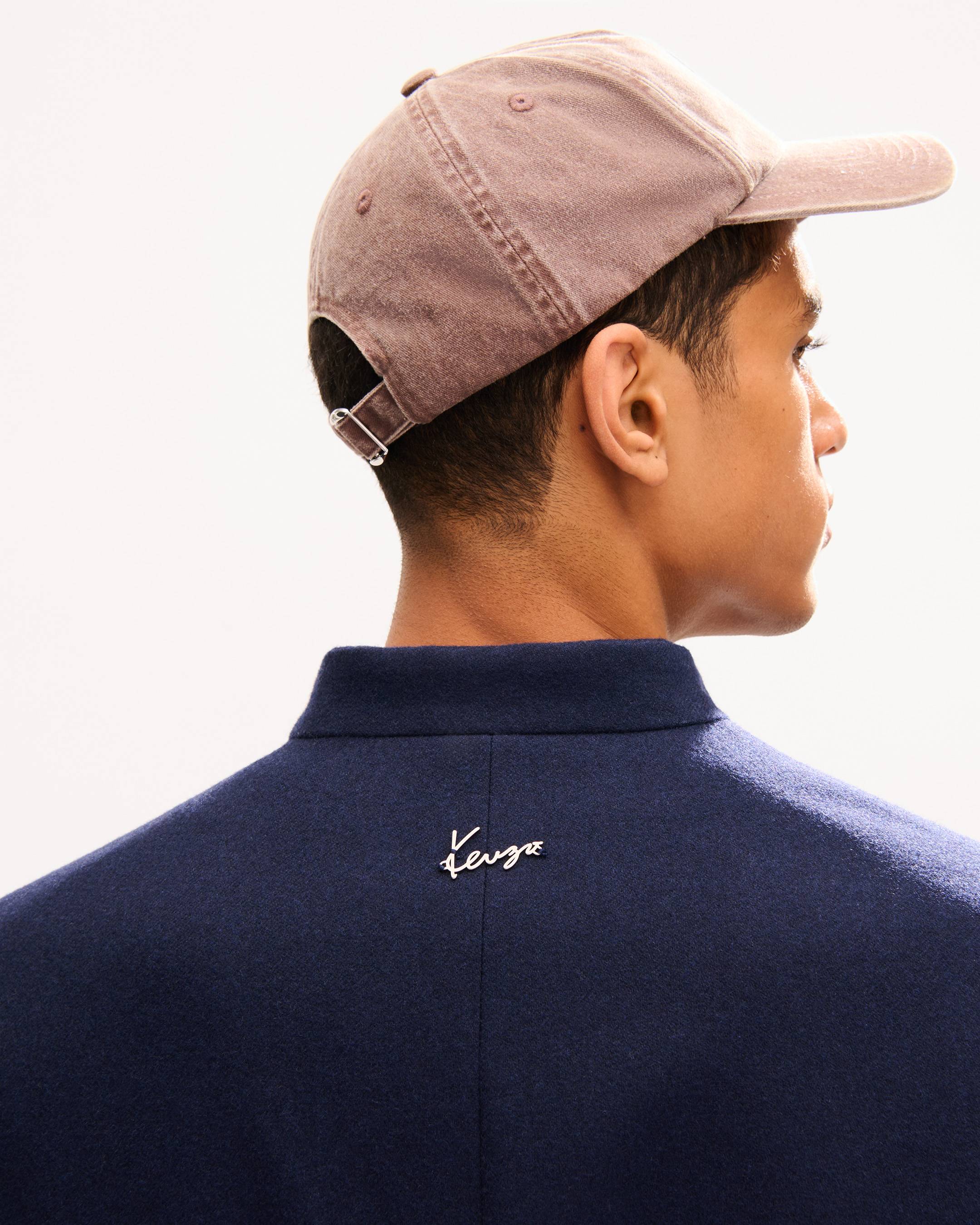 'KENZO Signature' officer jacket in mixed wool