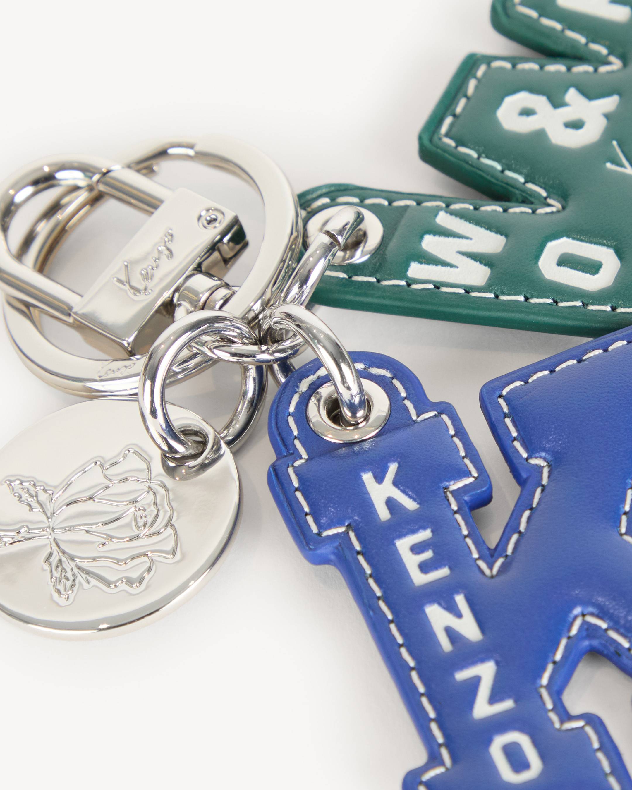 'KENZO Work And Play' charm in leather