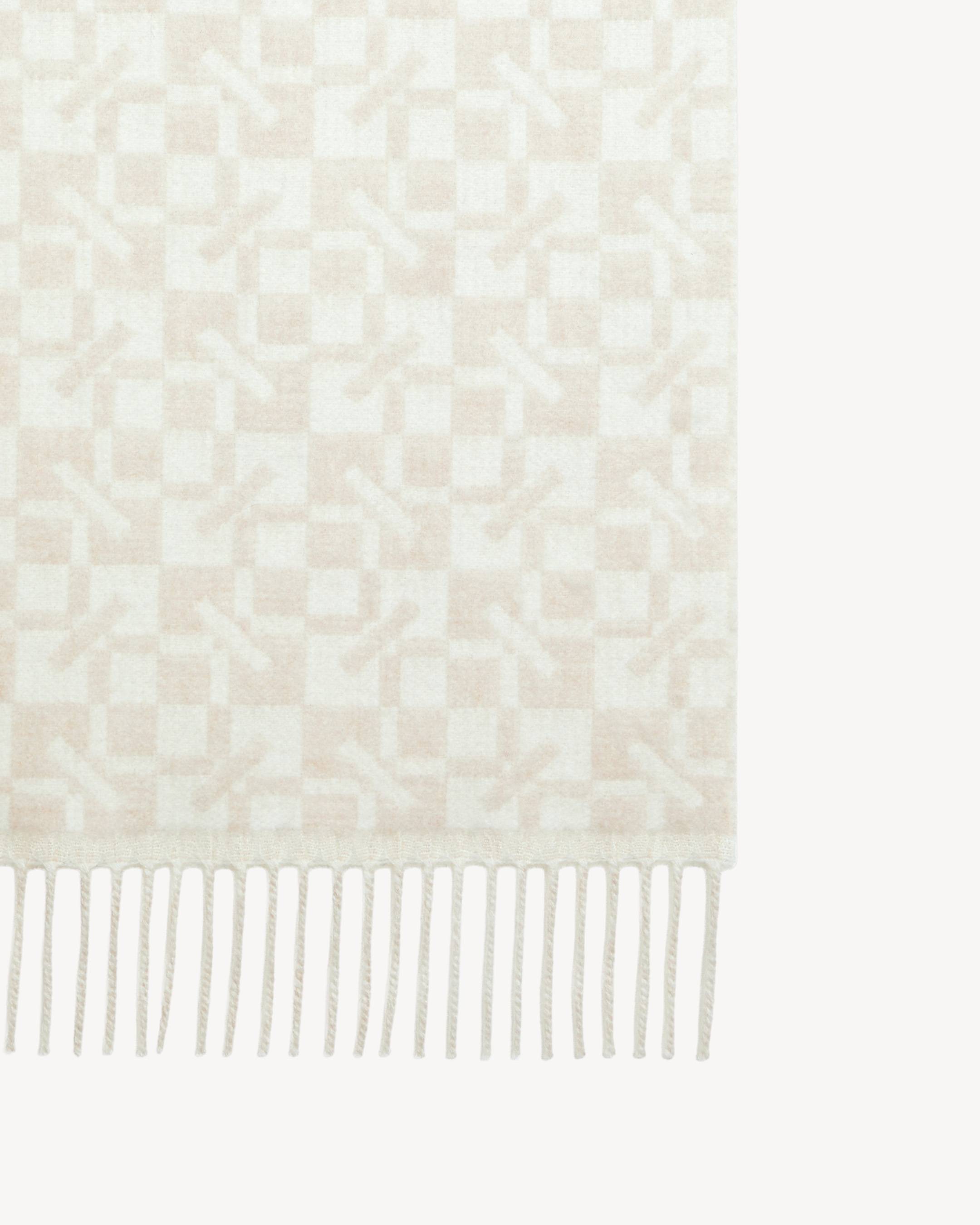 'Kenzogram' scarf in virgin wool