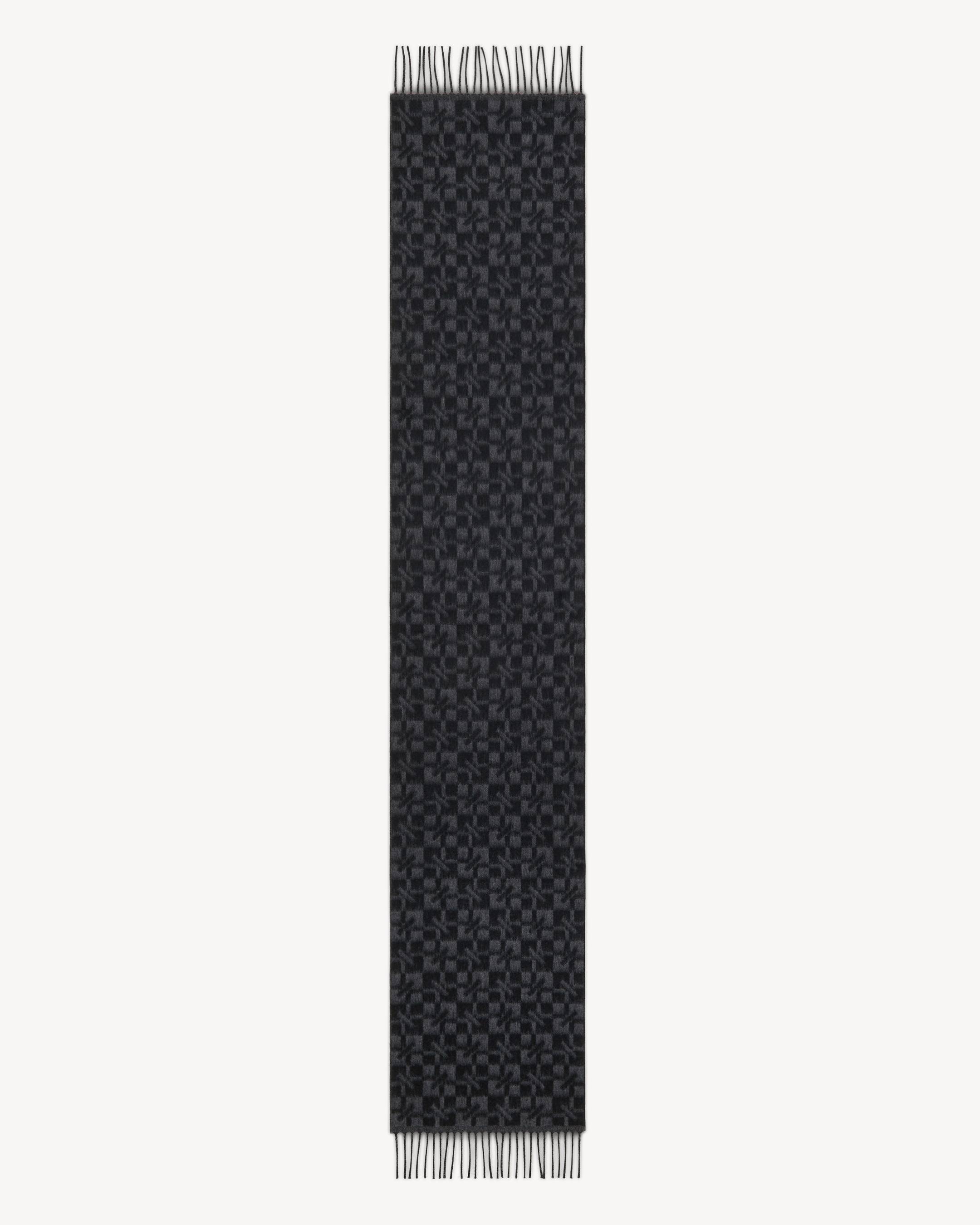 'Kenzogram' scarf in virgin wool