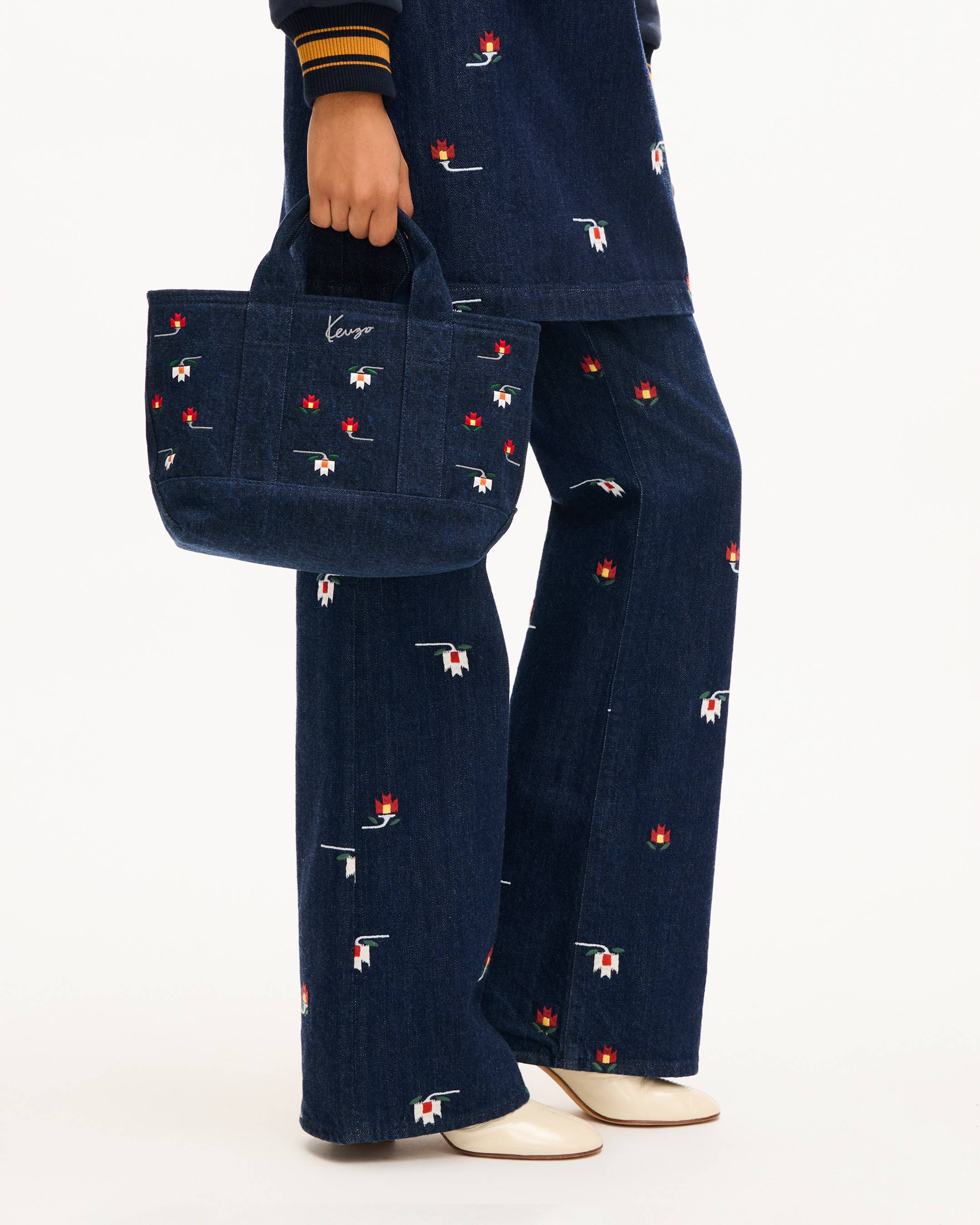 'KENZO Ikat Flower' small tote bag
