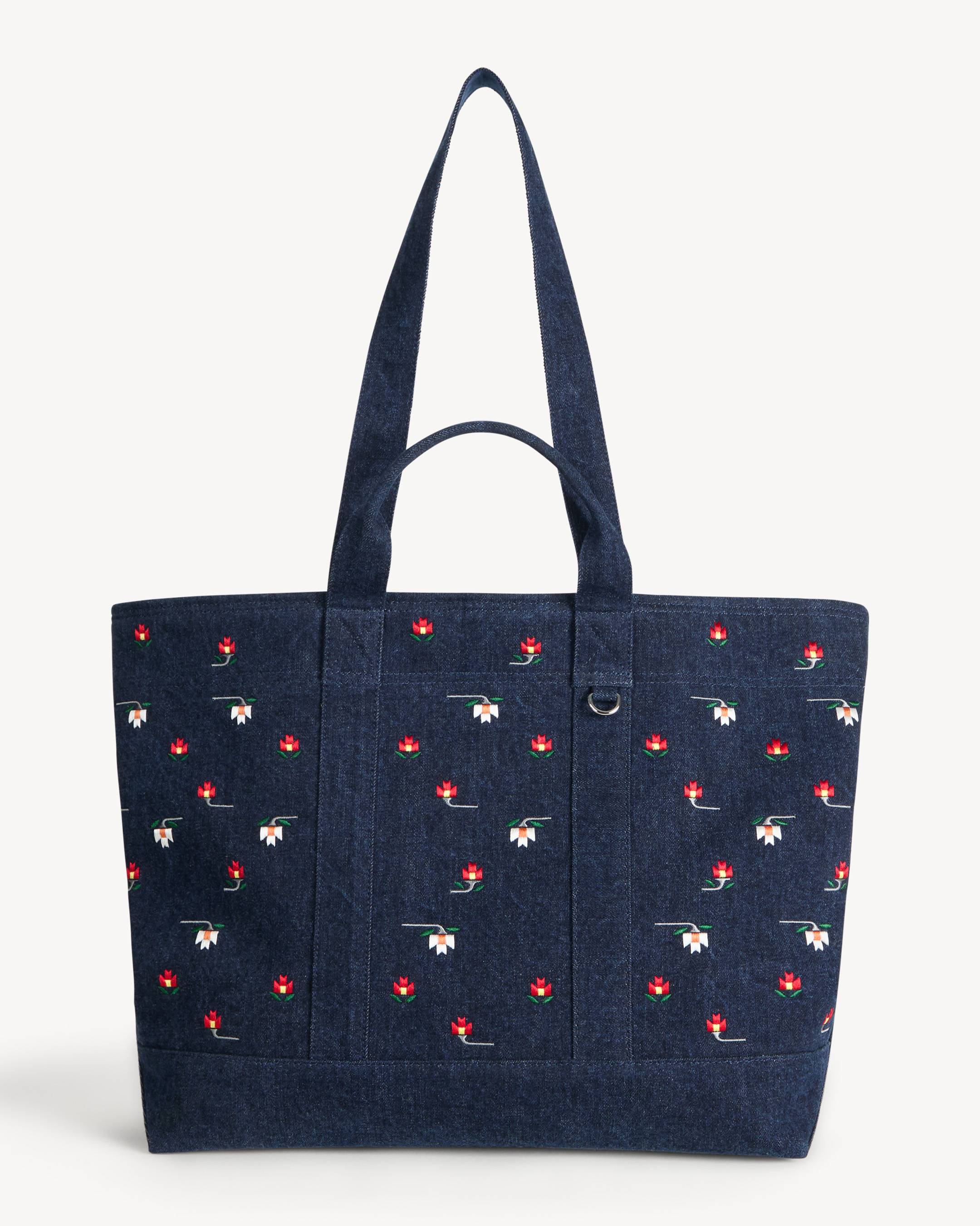 'KENZO Ikat Flower' large tote bag