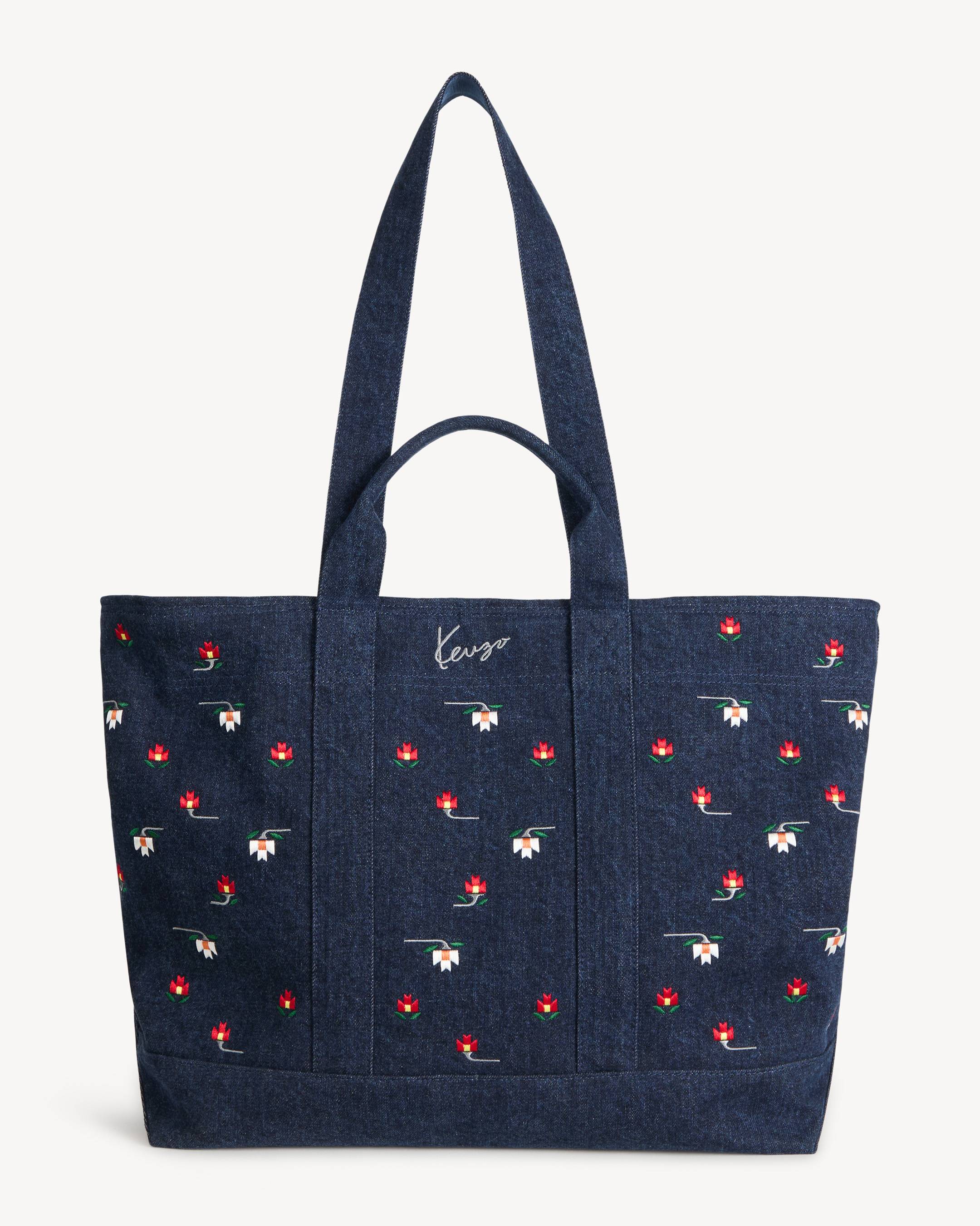 'KENZO Ikat Flower' large tote bag