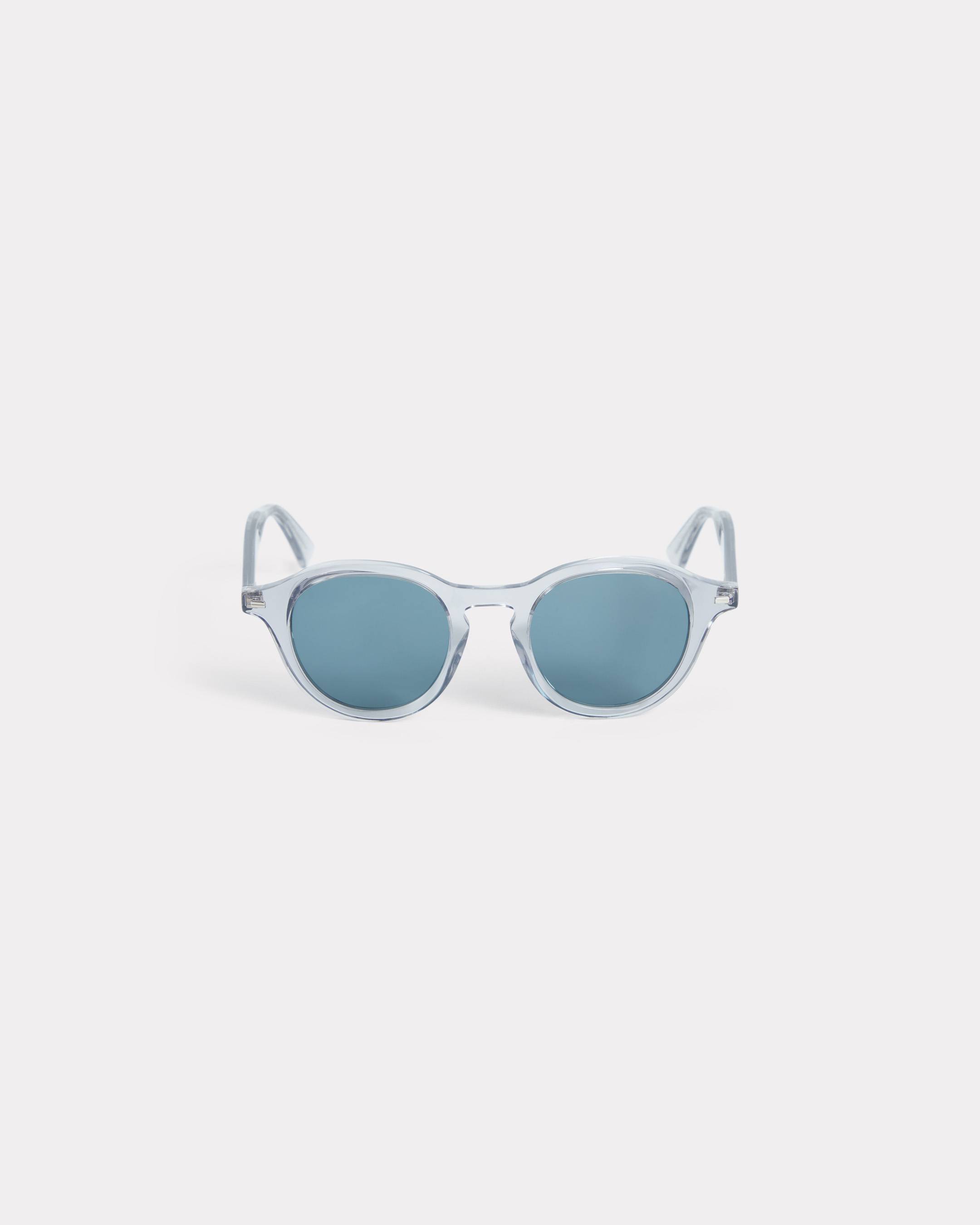 KENZO Unisex Sunglasses, Man, Silver, Acetate