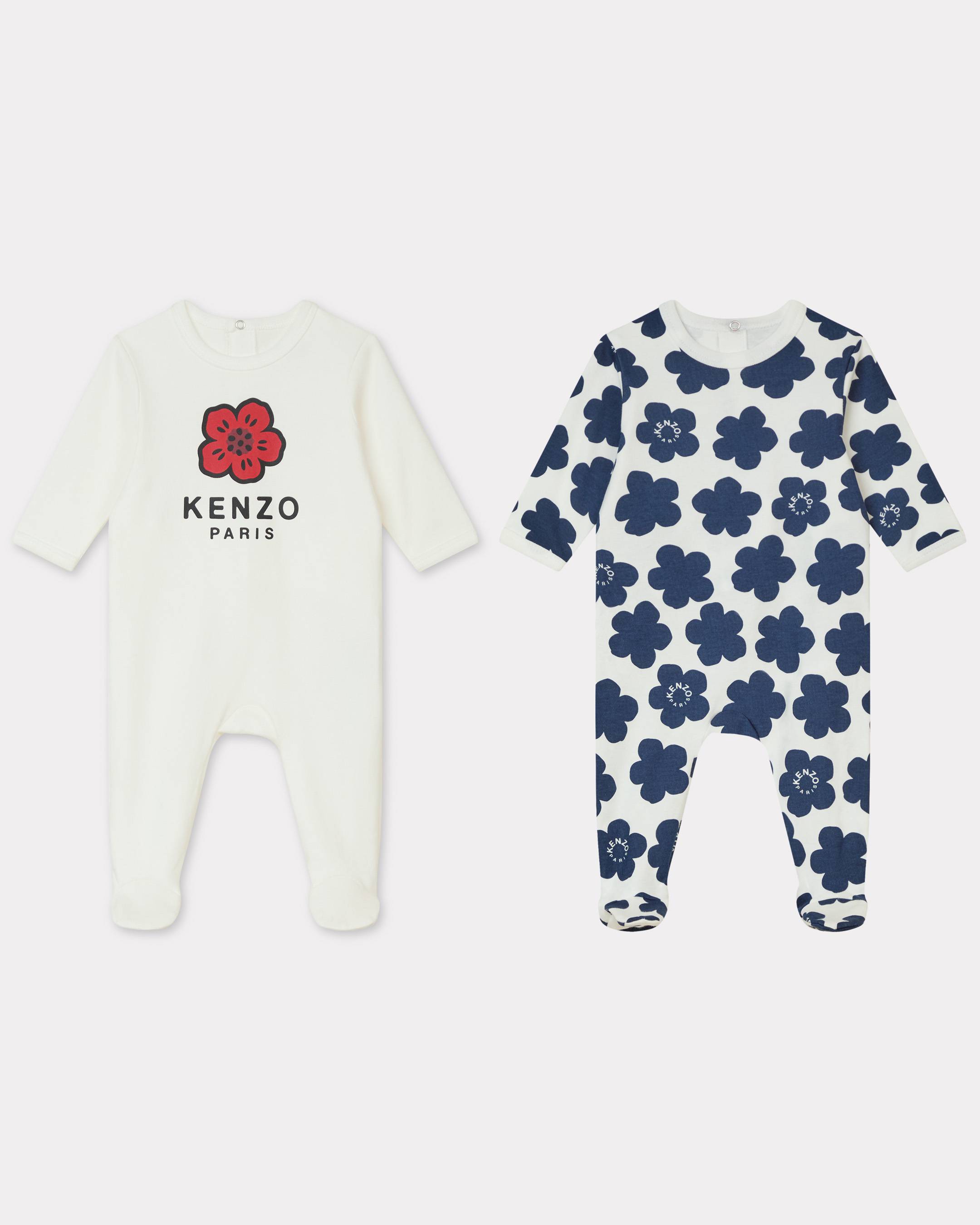 Set Of 2 Pyjamas , Kids, White, Size 12m, Cotton