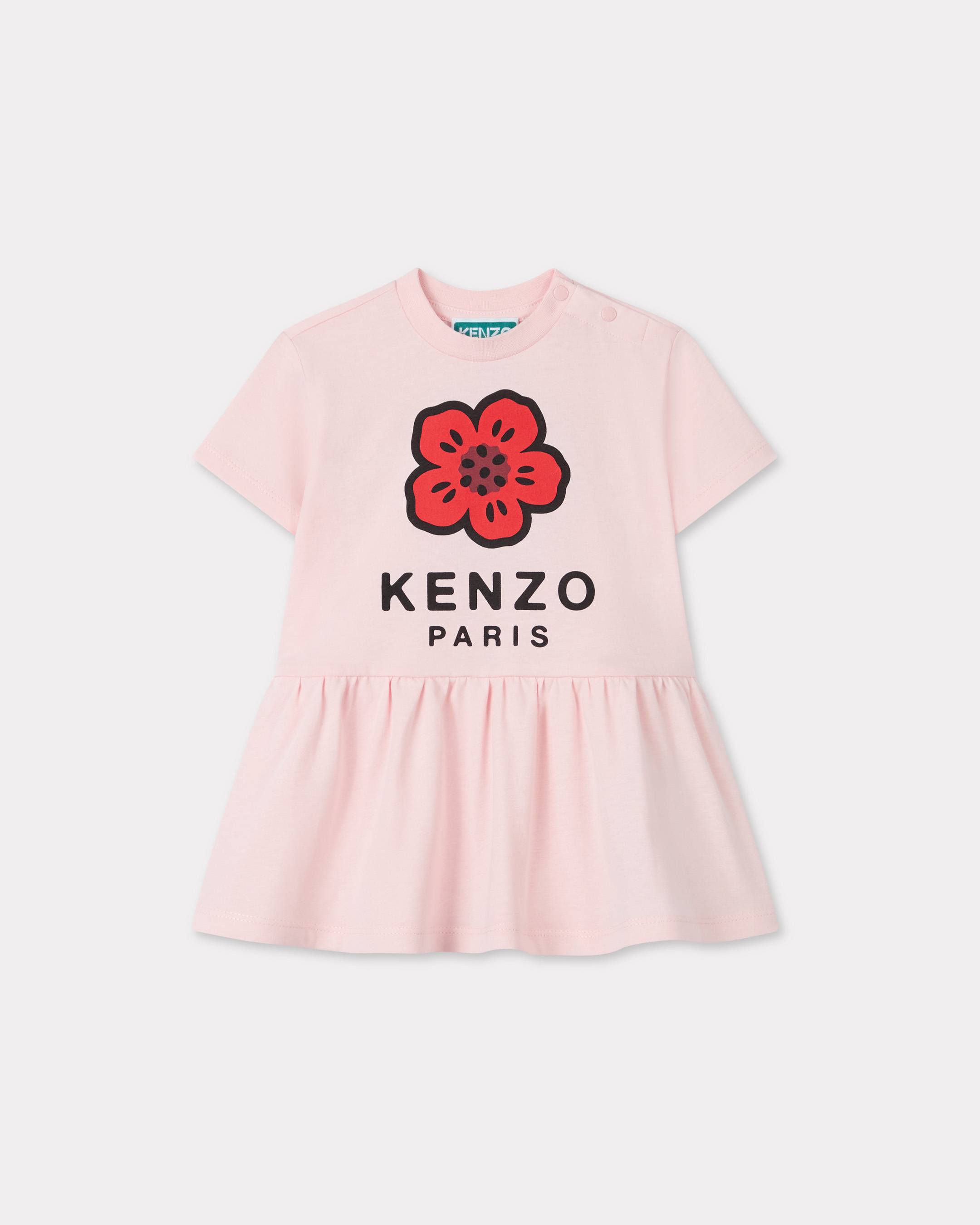 KENZO Kids Cotton Dress Pastel Pink Girls - Size 6m