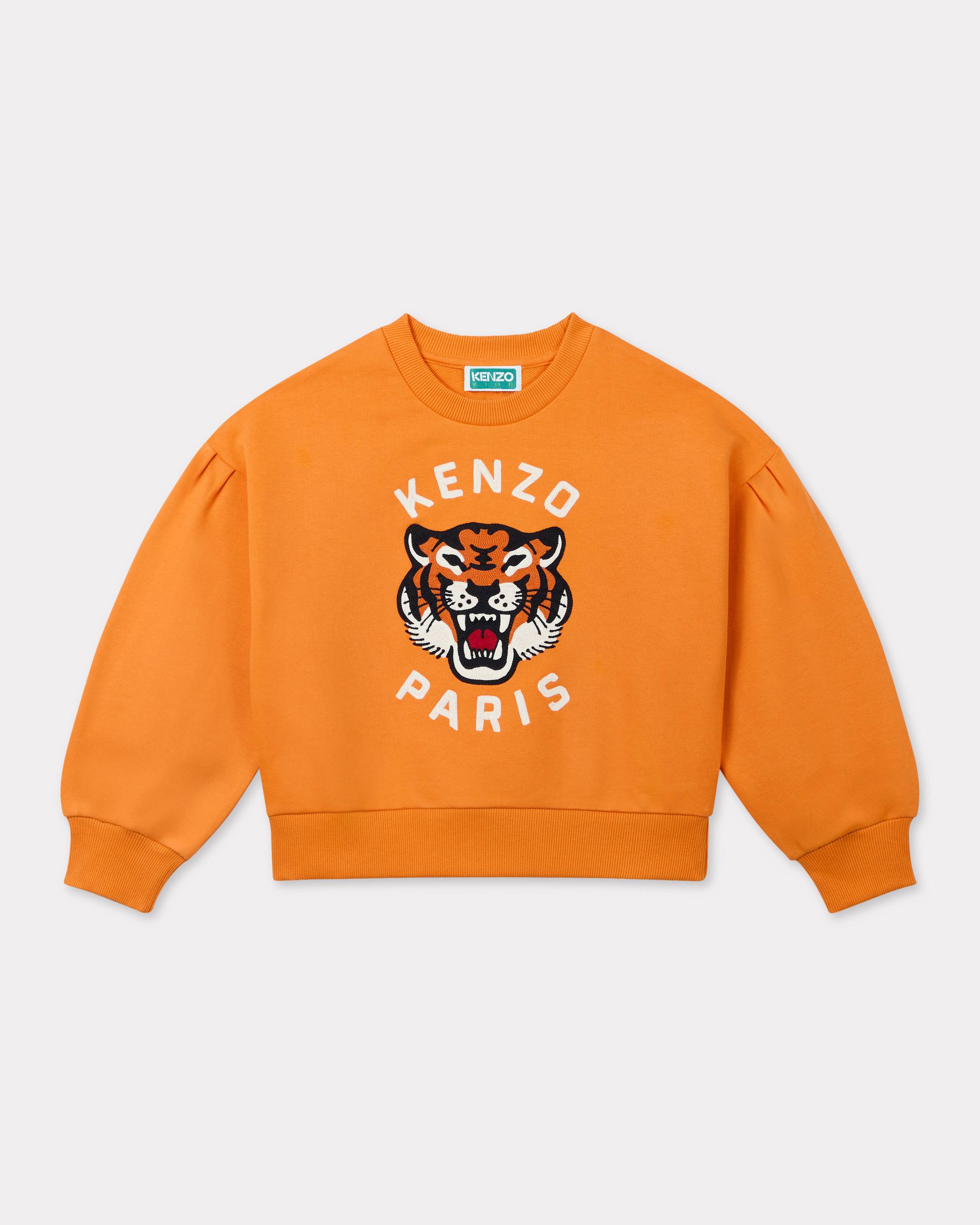 KENZO Kids Cotton Sweatshirt, Kids, Orange, Size 12Yrs,