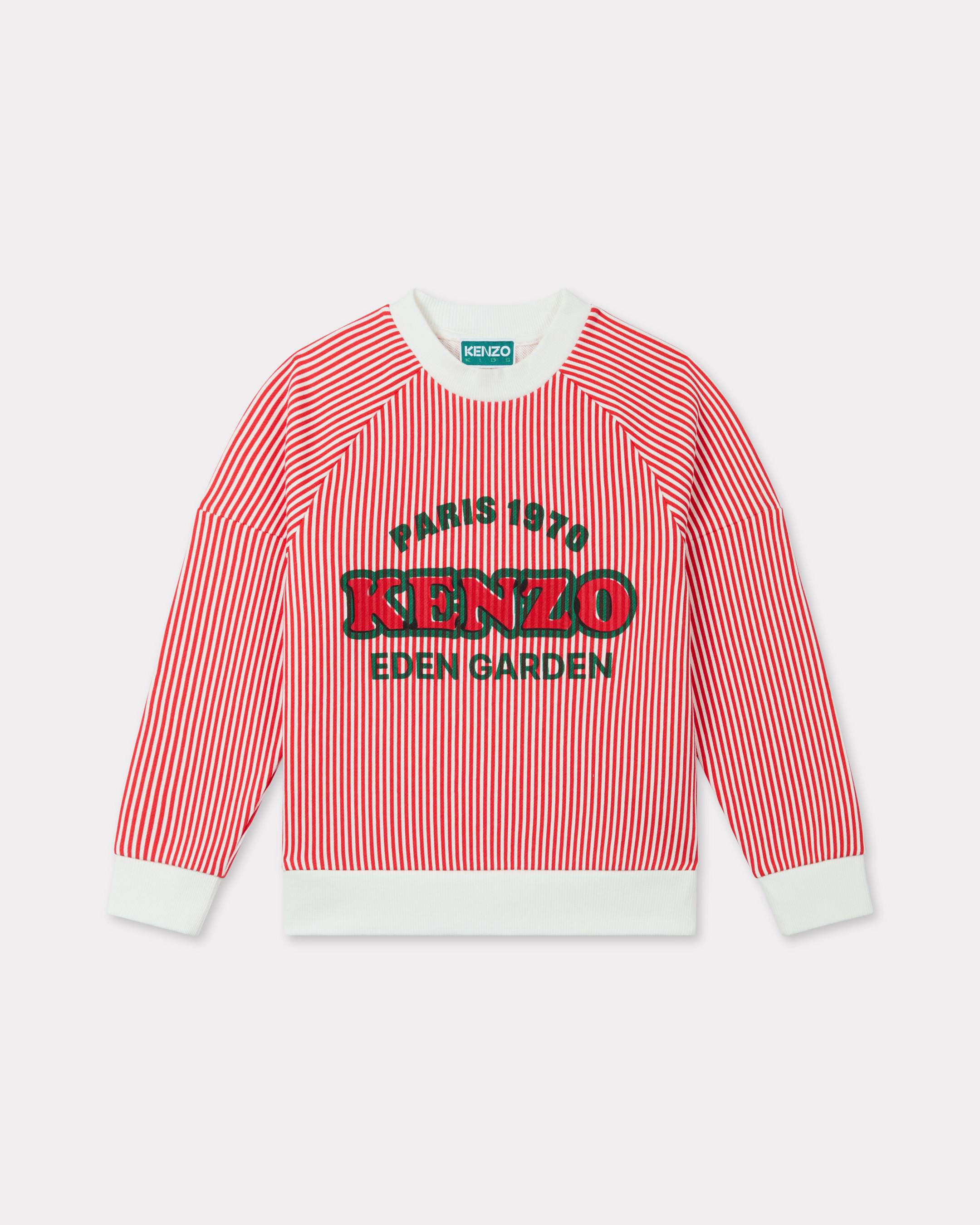 KENZO Kids 'Fruits Stickers' Cotton Sweatshirt, Kids, Red, Size 10Yrs,