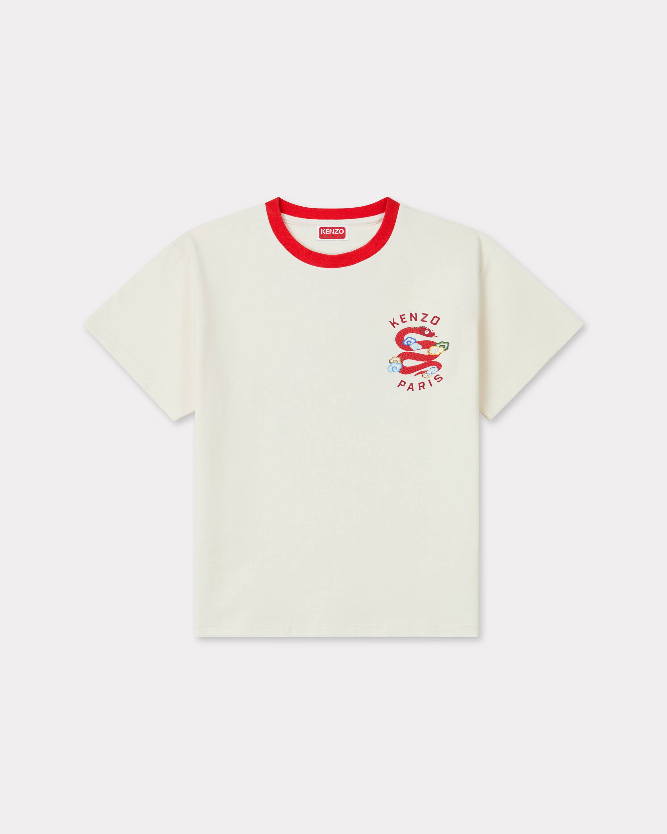 KENZO Kids 'Lunar New Year' T-shirt , Kids, Off White, Size 4Yrs, Cotton