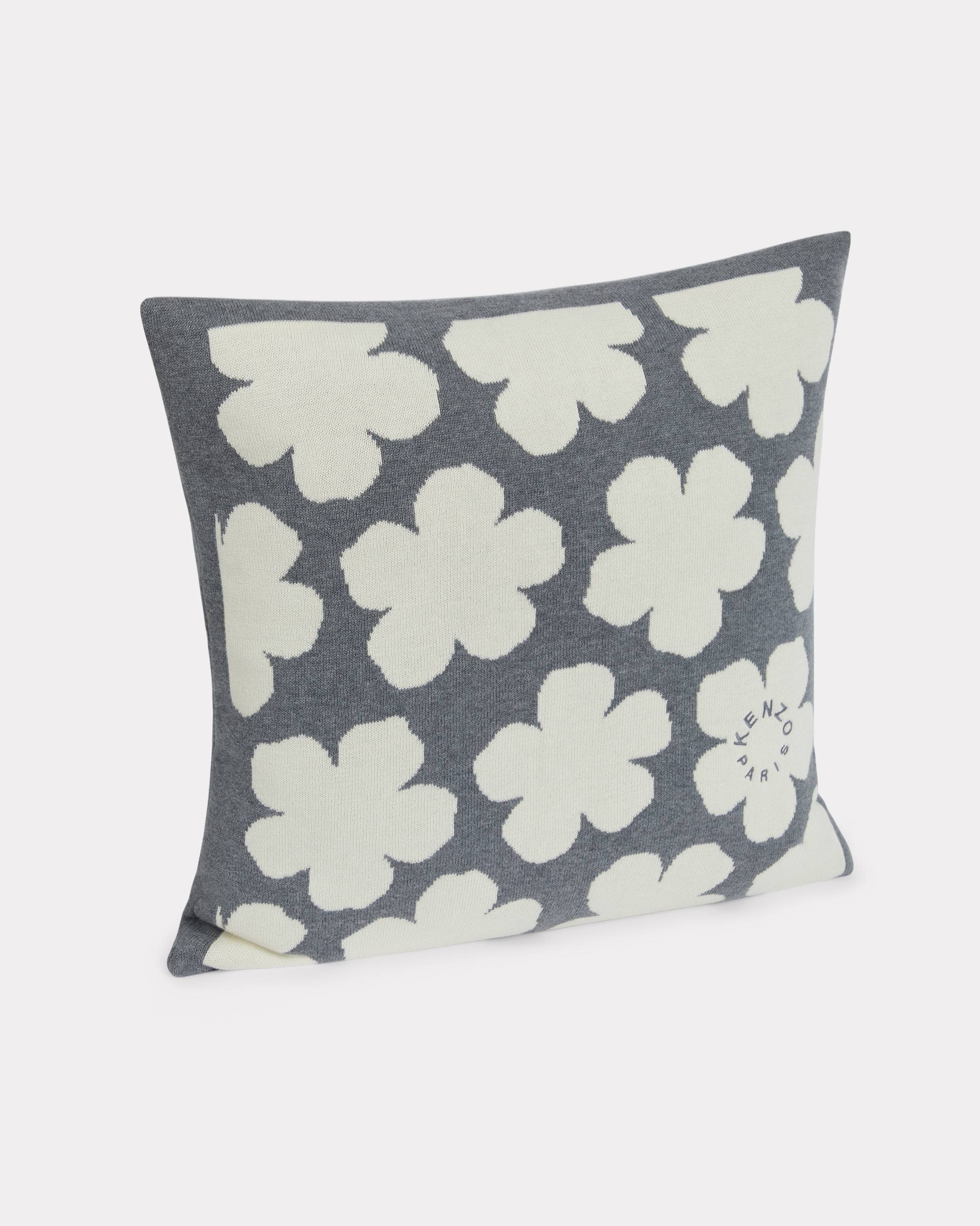KENZO Housse De Coussin Brodée 'KENZO Hanadot', Homme, Anthracite,