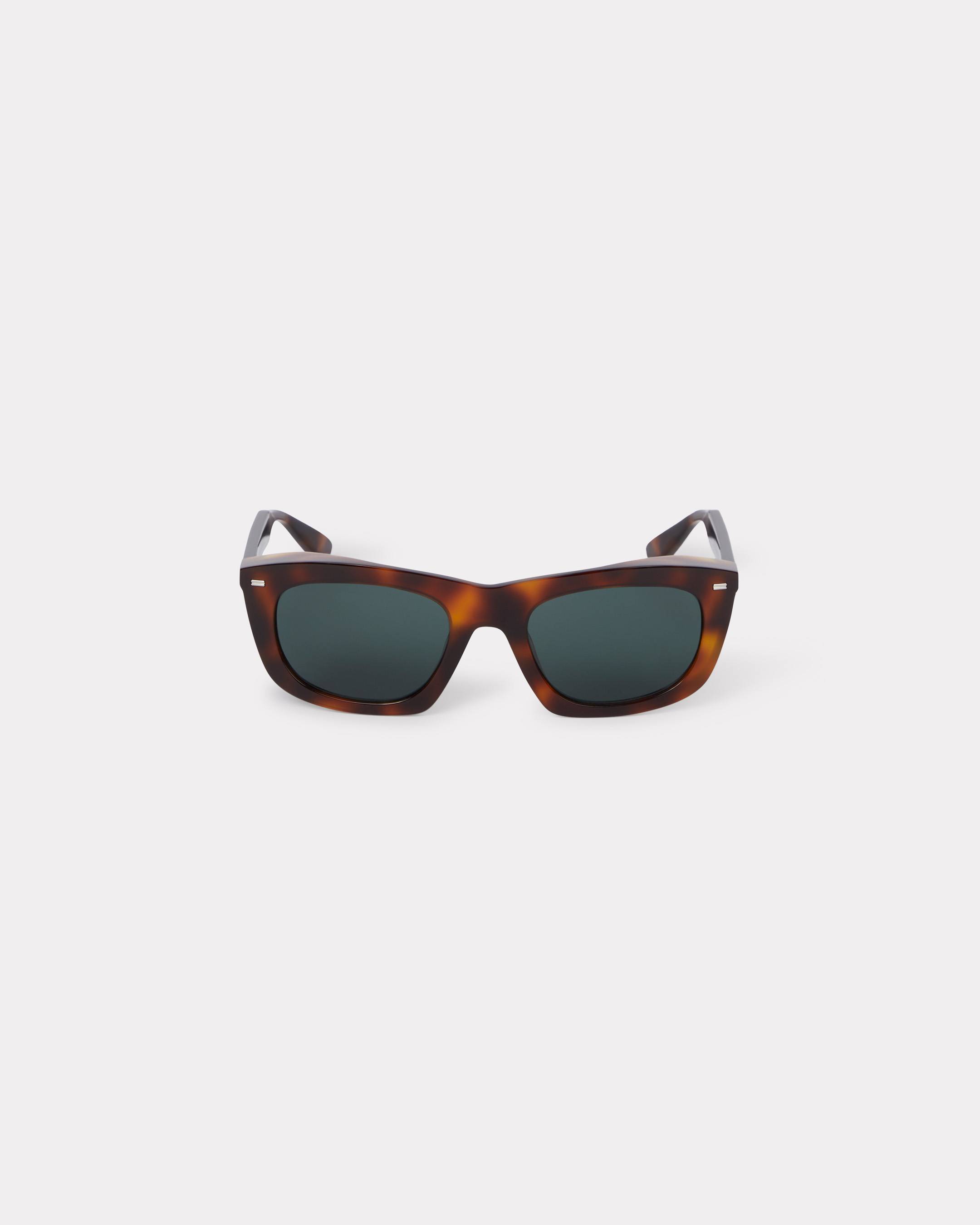 KENZO Unisex Sunglasses, Man, Dark Brown, Acetate