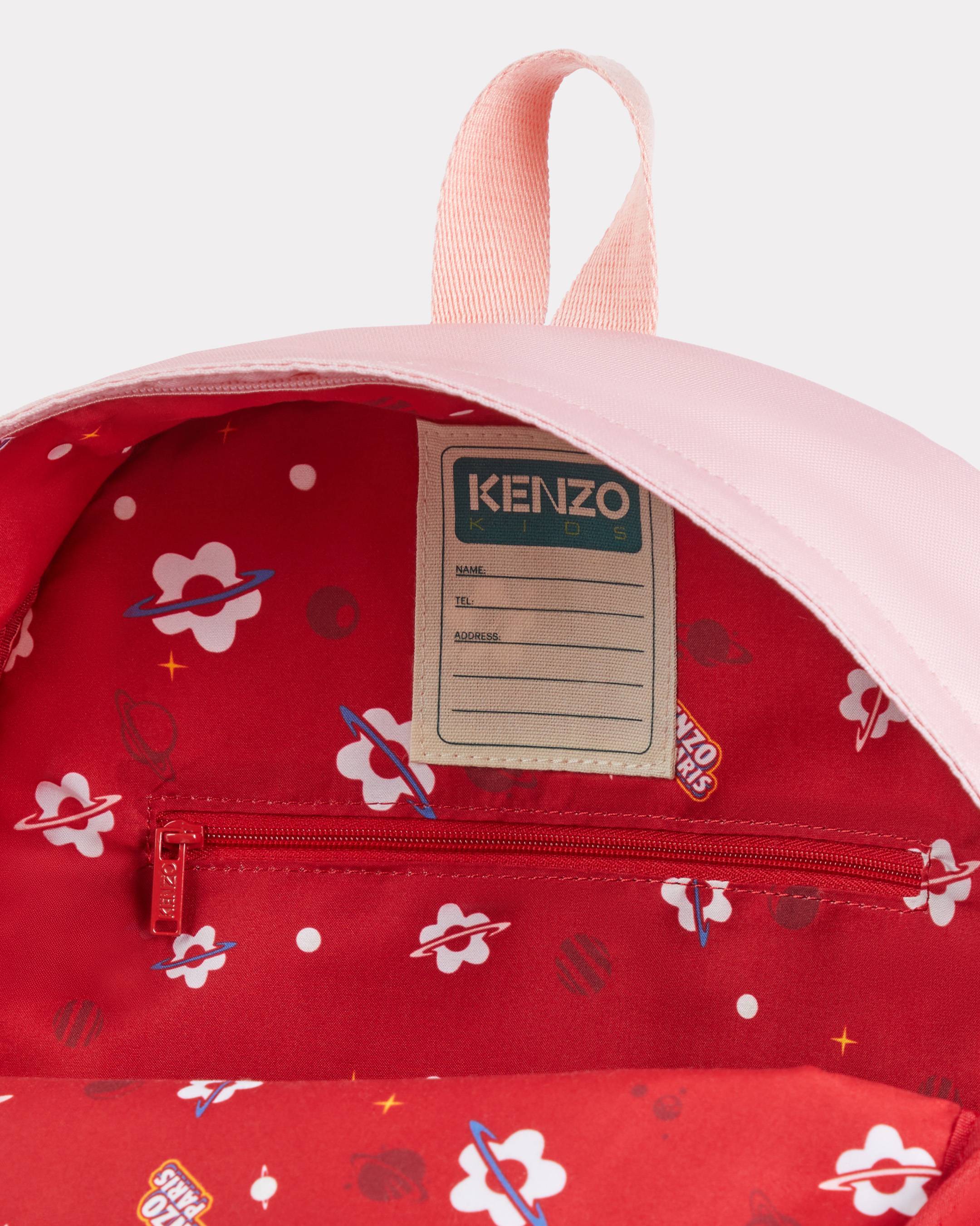 'Cosmic Fun' embroidered rucksack in canvas