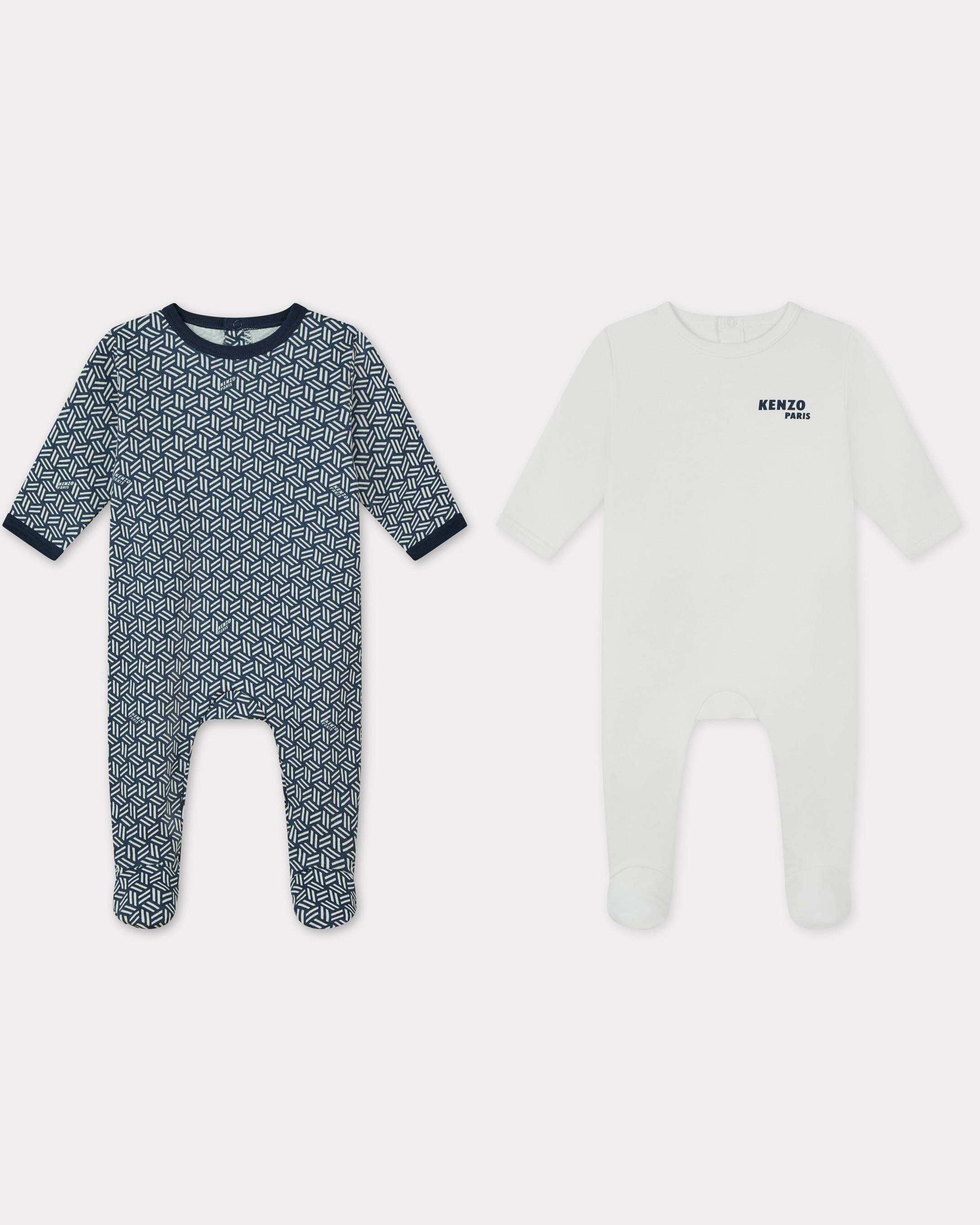 KENZO Kinder 2er-set Pyjamas Aus Baumwolle Weiß Kids - Größe 6m
