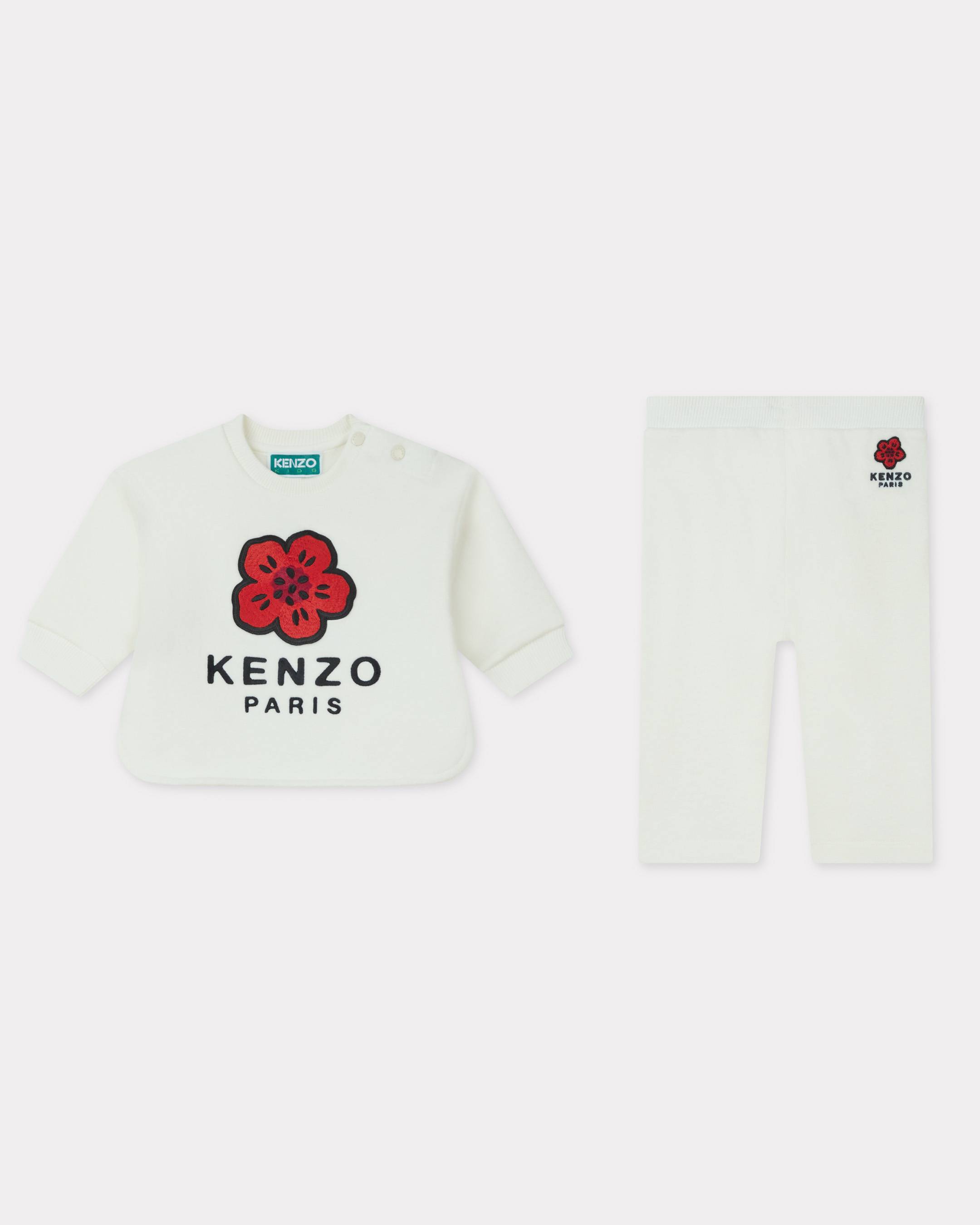 Embroidered Tracksuit , Kids, White, Size 6m, Cotton