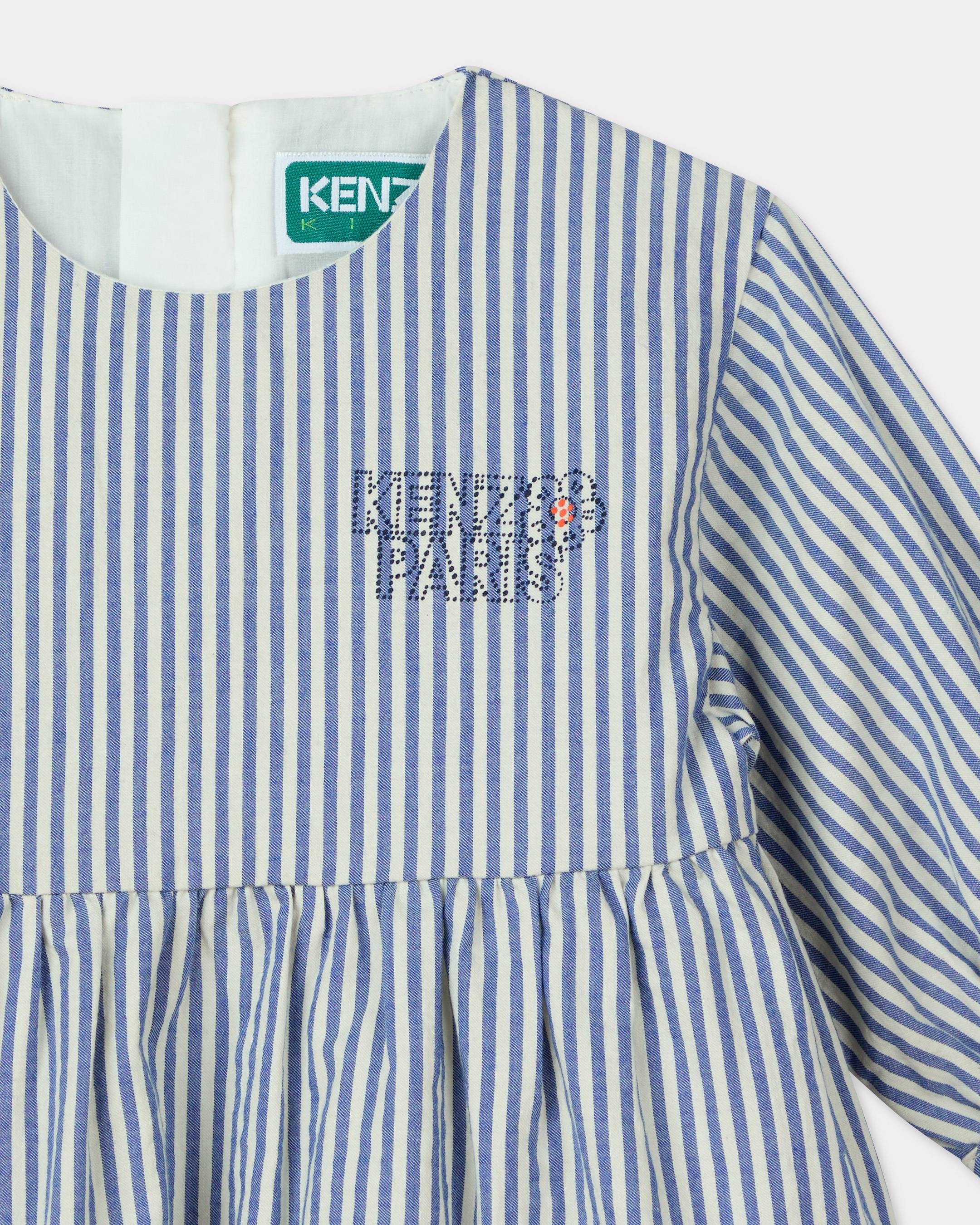 'KENZO Galaxy' fine striped dress in cotton
