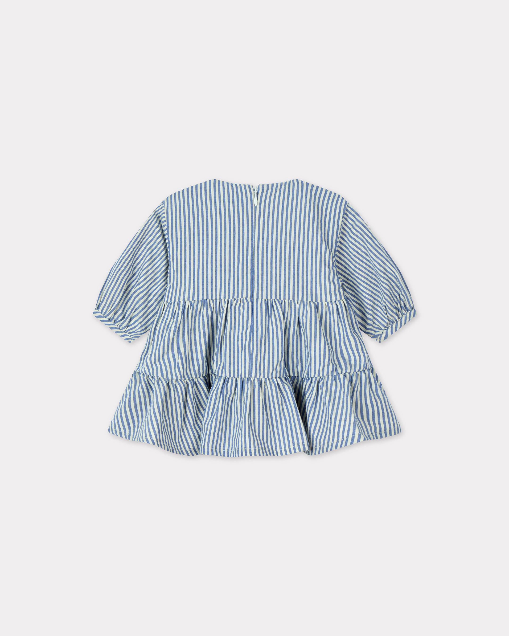 'KENZO Galaxy' fine striped dress in cotton