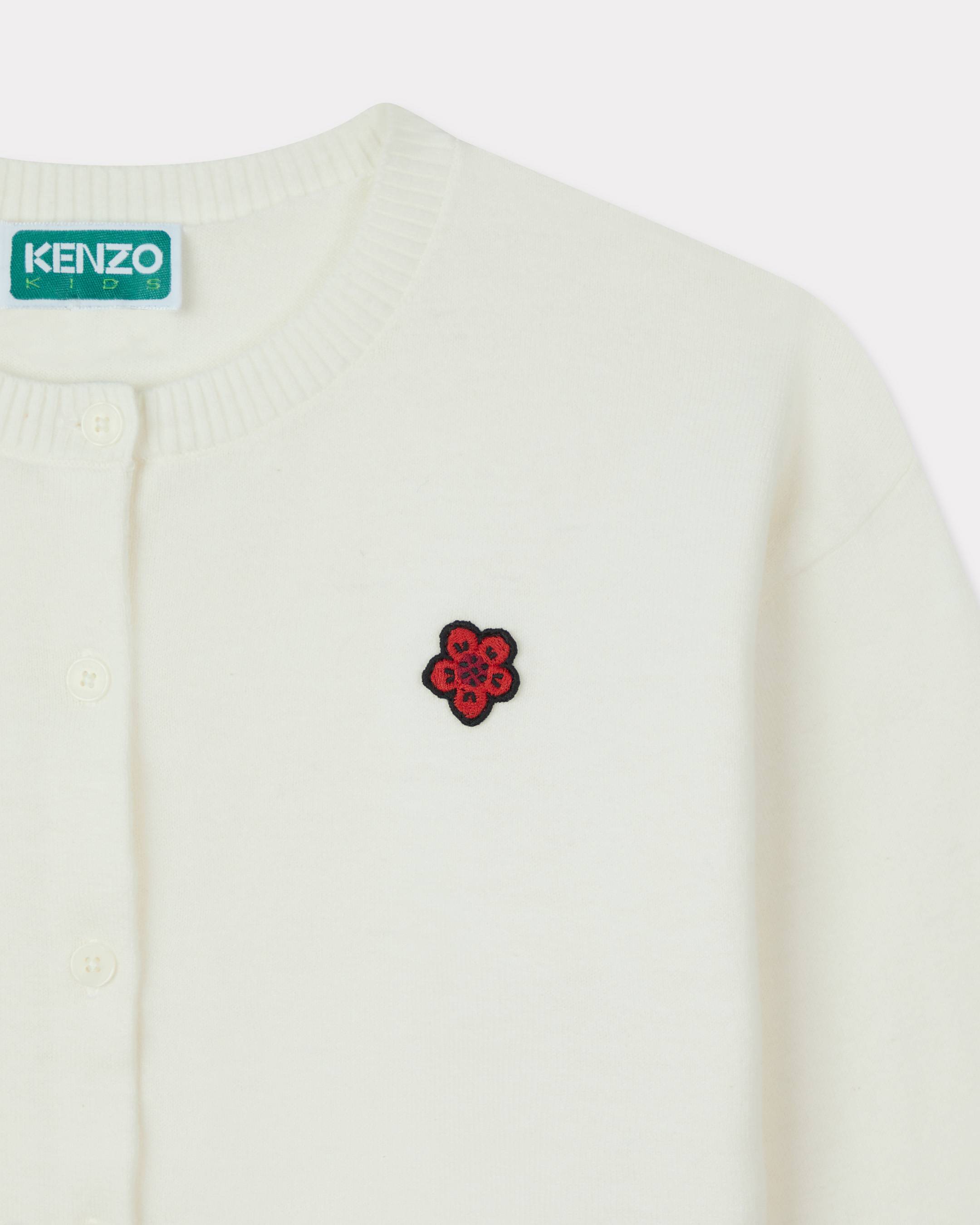 Embroidered knitted cardigan