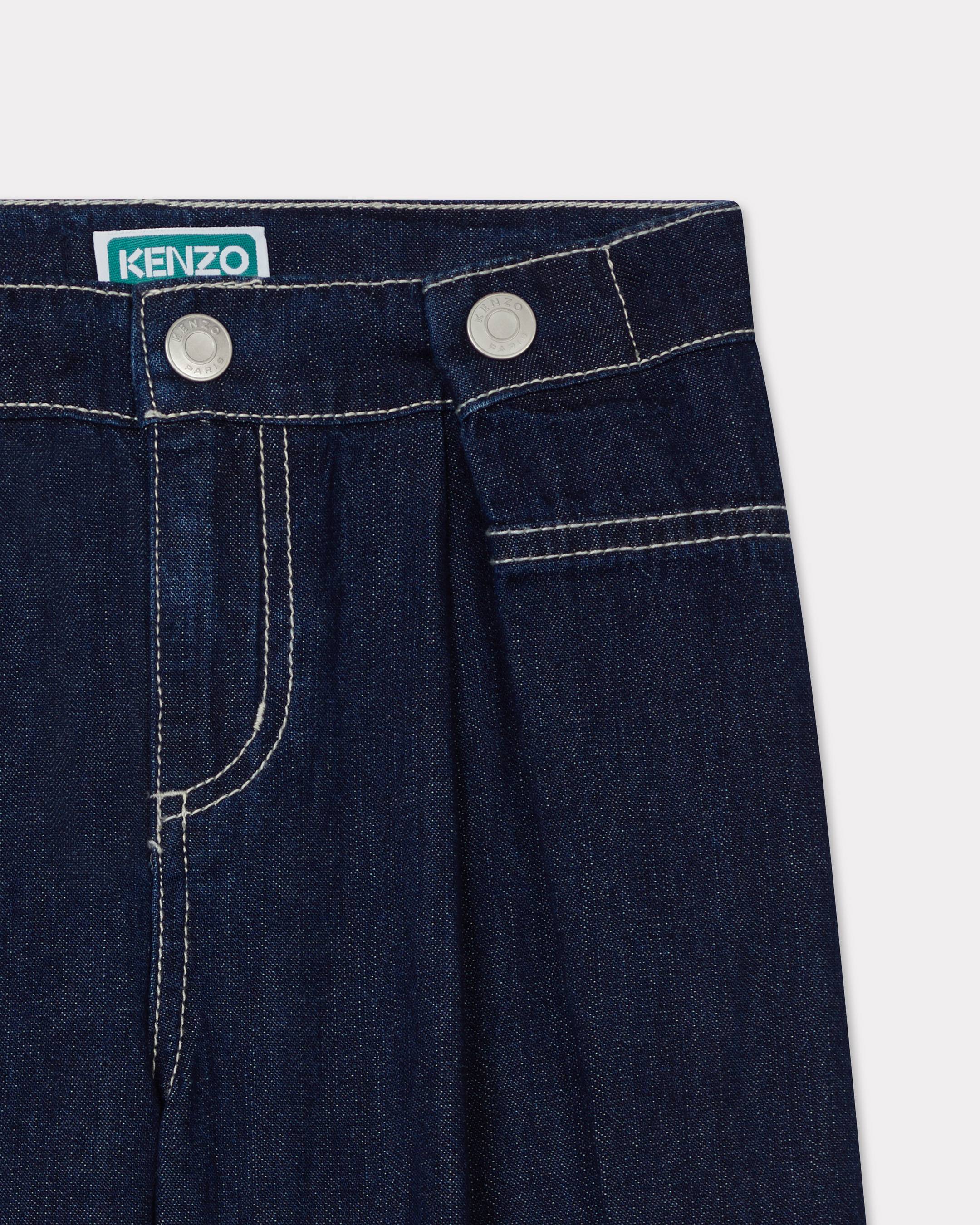 'KENZO Galaxy' embroidered trousers in denim