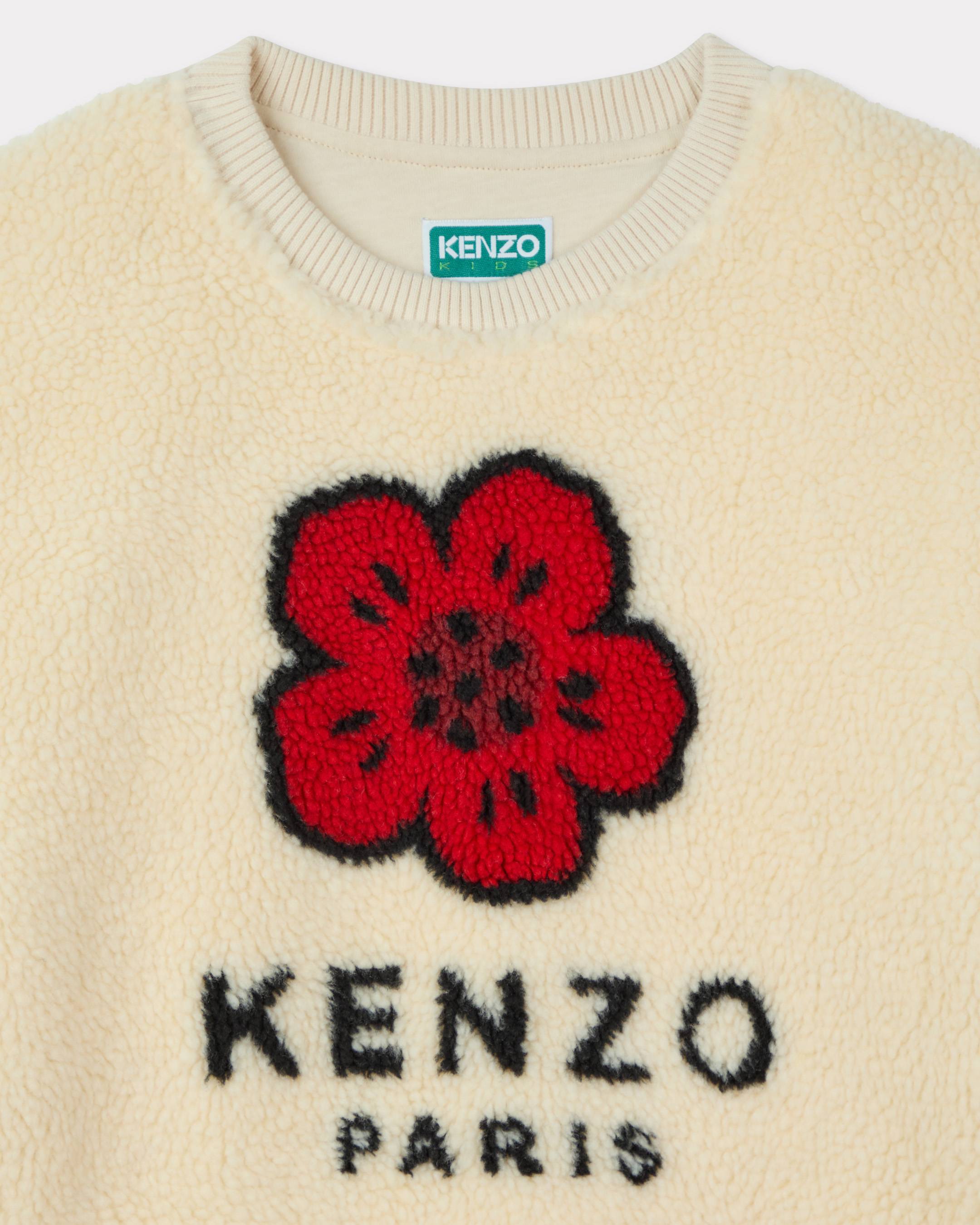Sweatshirt in fluffy fleece